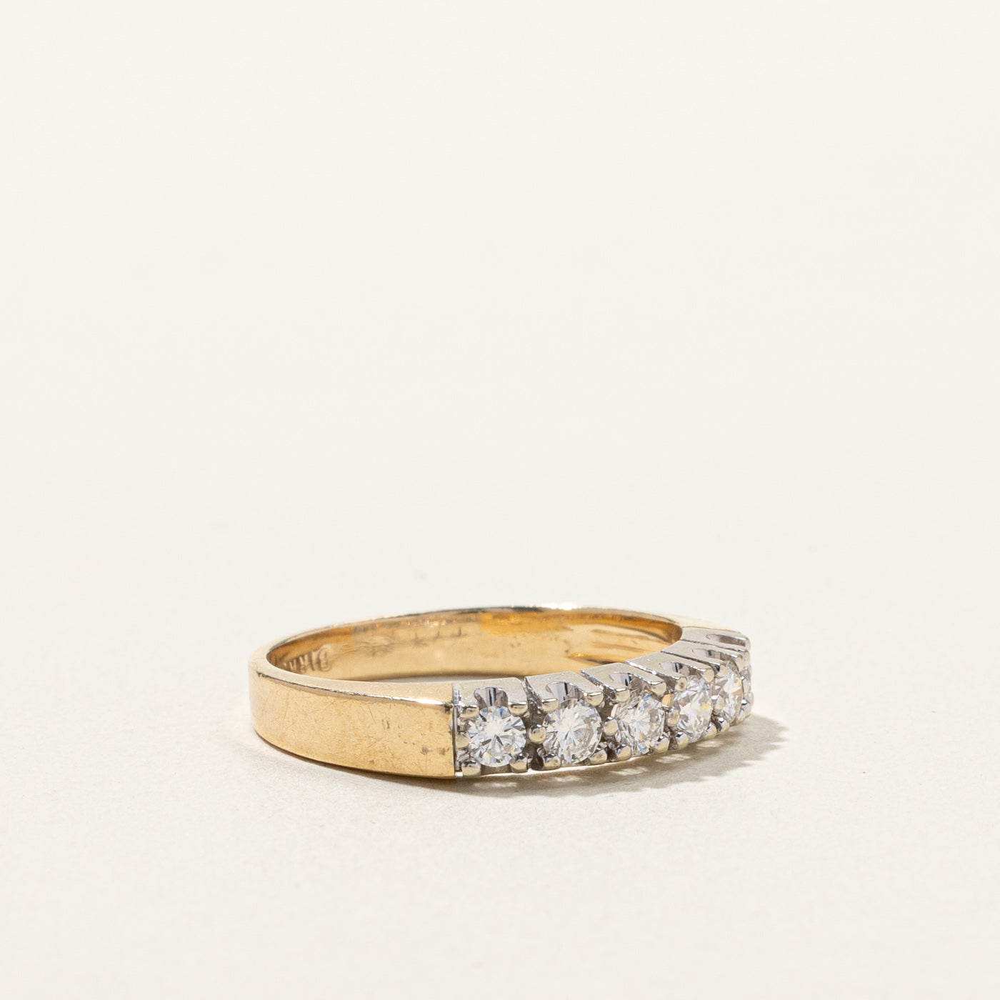 Birks' Six Stone Diamond Ring | 0.27ctw | SZ 5.75 |