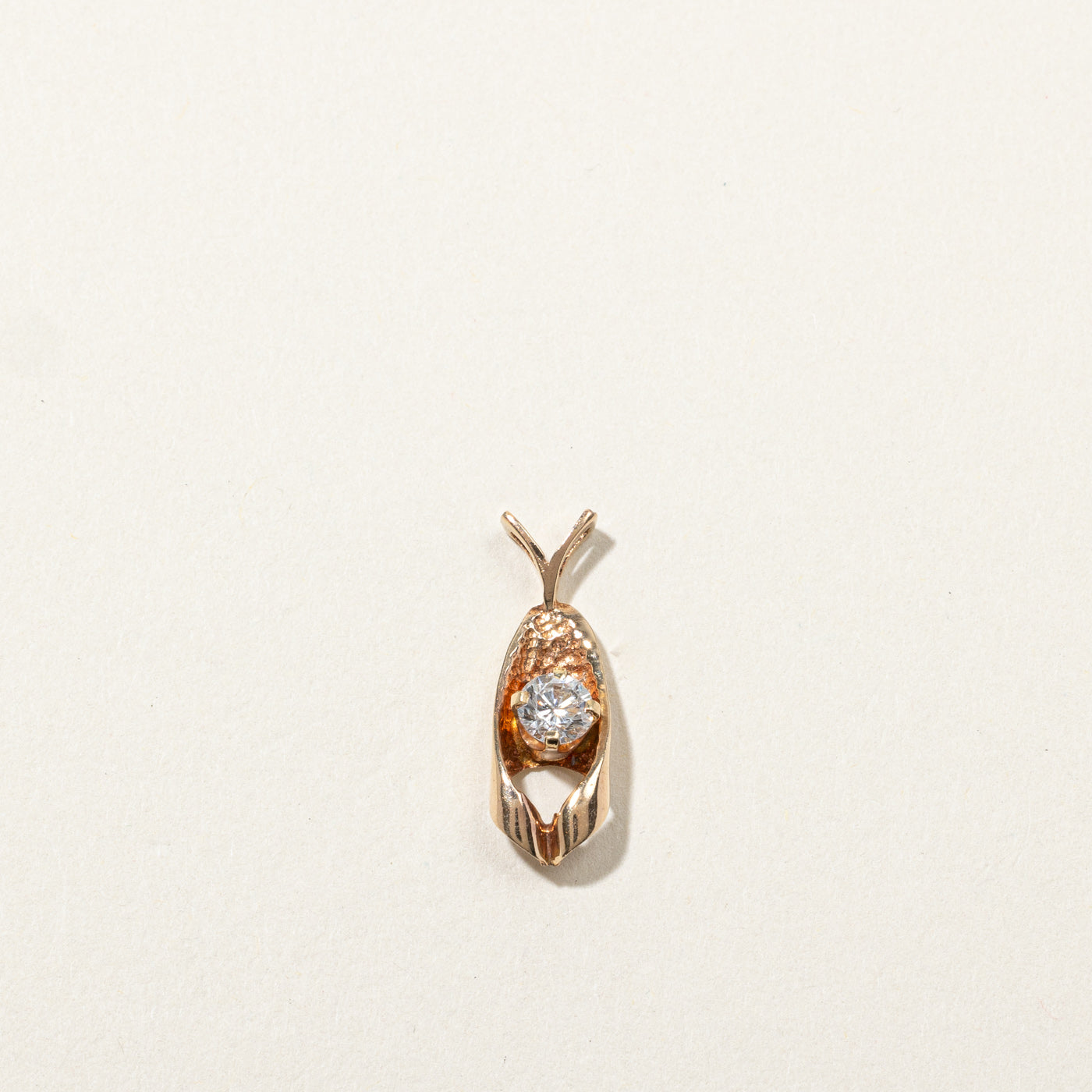 Solitaire Diamond Pendant | 0.35ct |