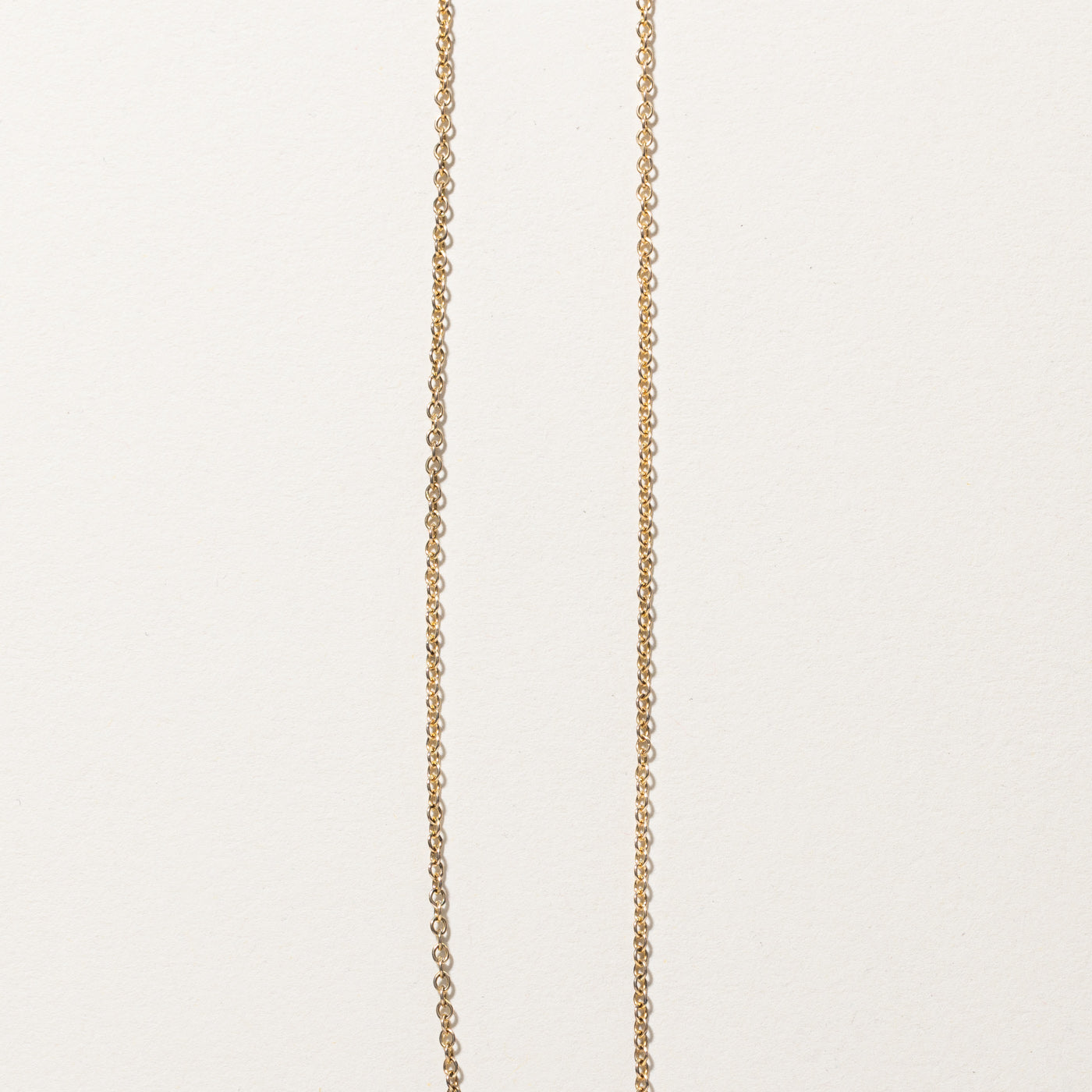 Gold Rolo Link Chain | 18"|