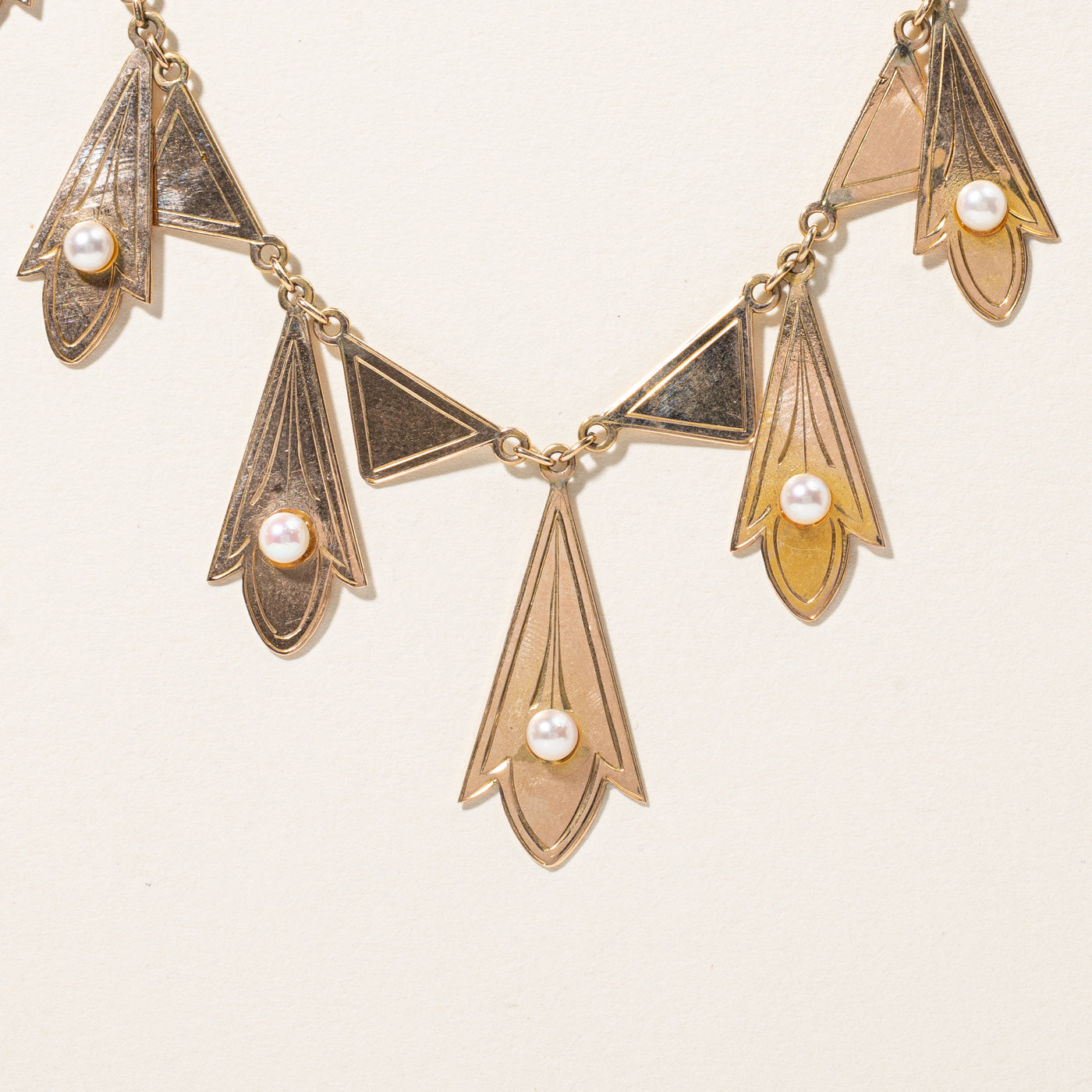 Pearl Textured Necklace | 16"|