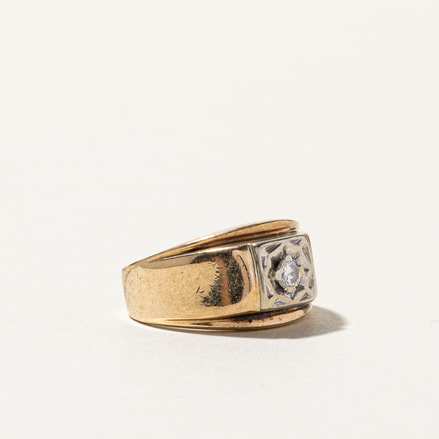 Solitaire Diamond Ring | 0.10ct | SZ 4.5 |