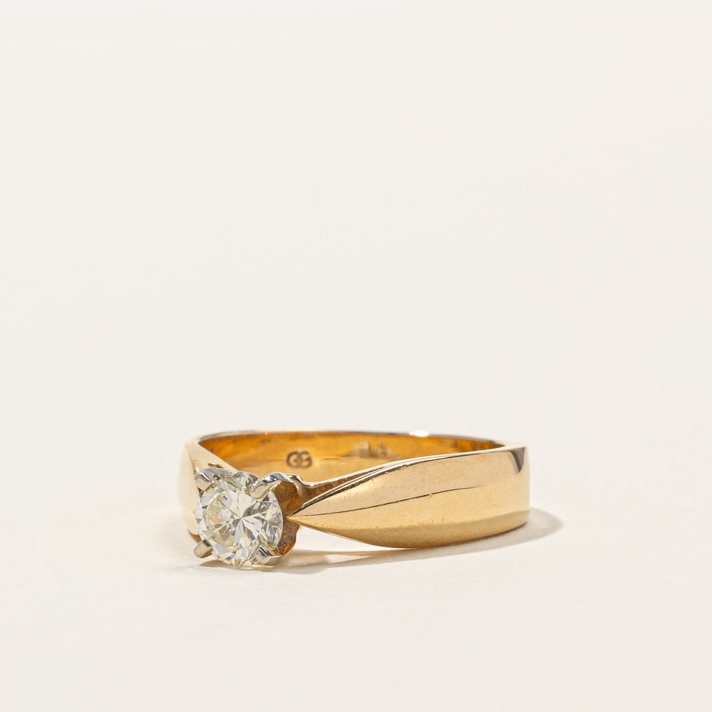 Solitaire Diamond Ring | 0.42ct | SZ 5.5 |