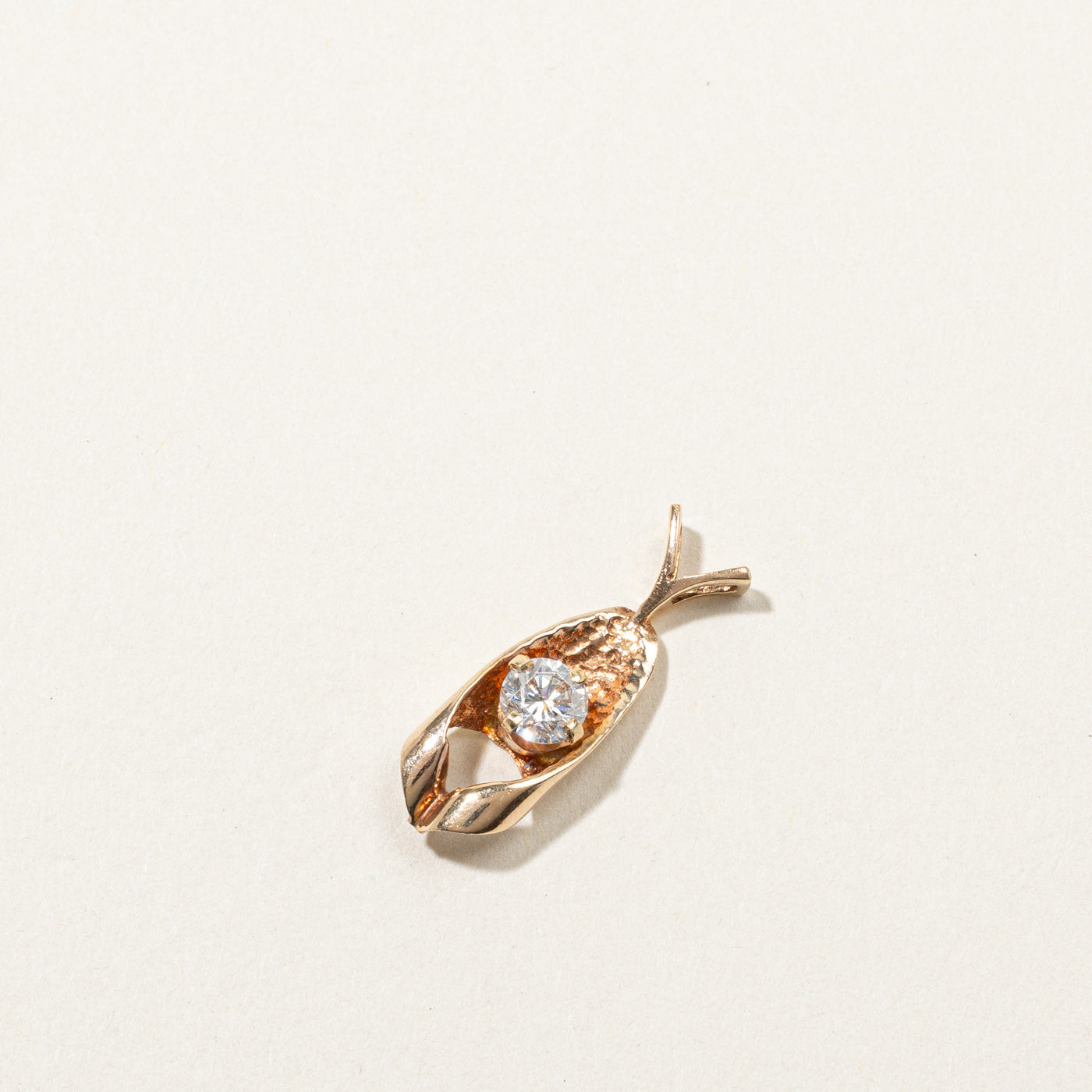 Solitaire Diamond Pendant | 0.35ct |