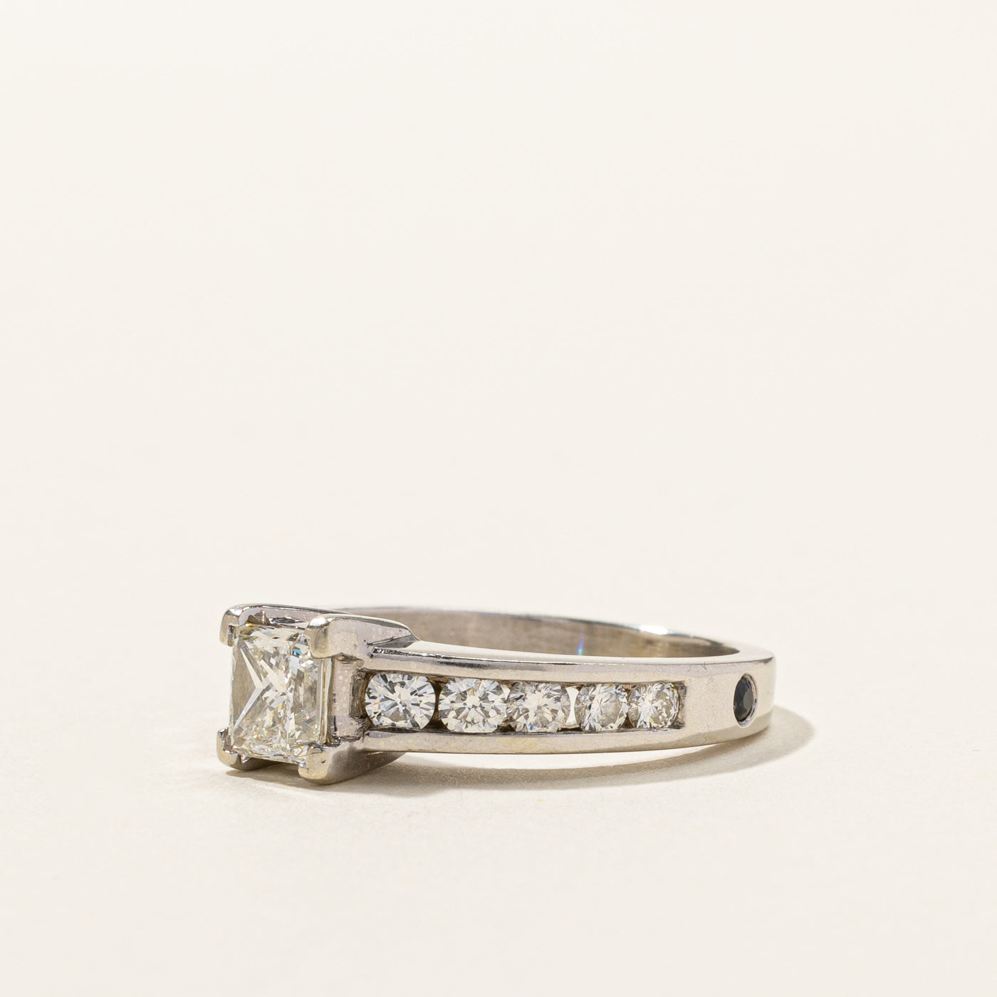 Solitaire with Accents Diamond Engagement Ring | 1.60ctw VS2/SI1 I | SZ 8.25 |