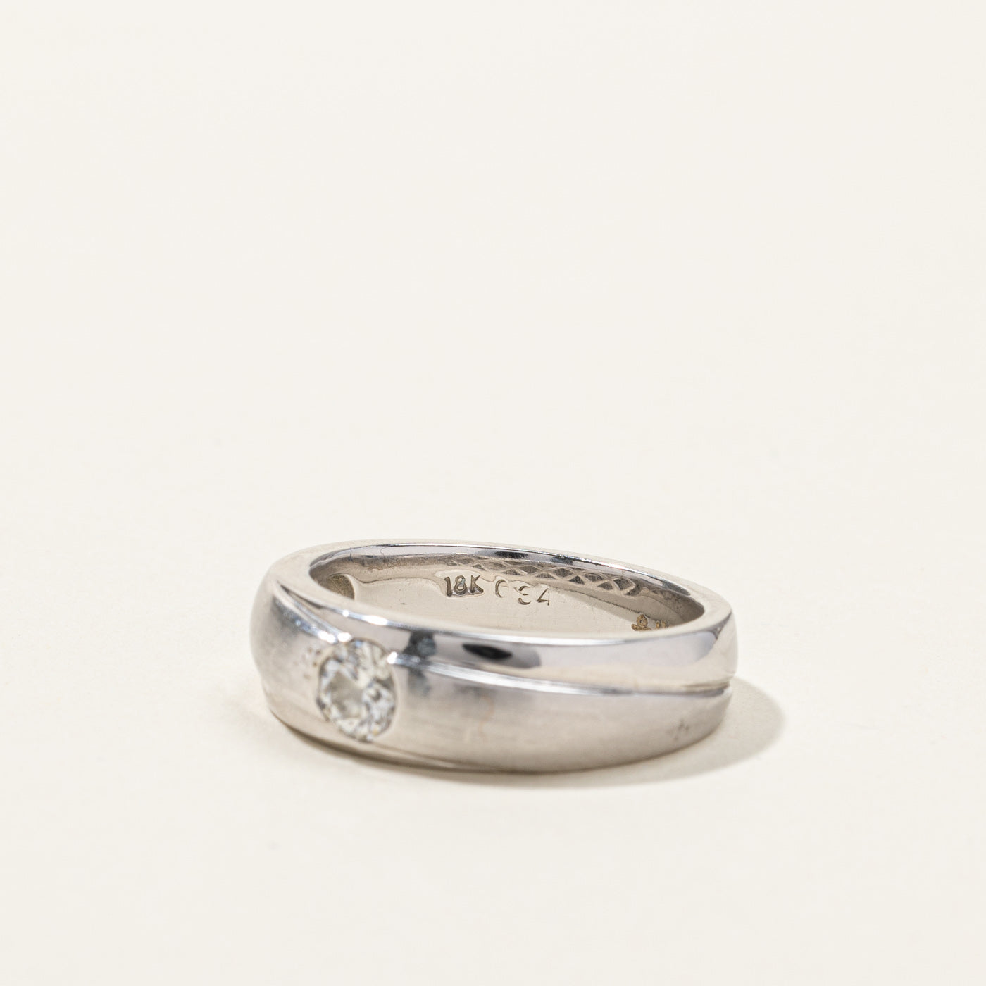 Flush Set Diamond Band | 0.34ct | SZ 7.25 |