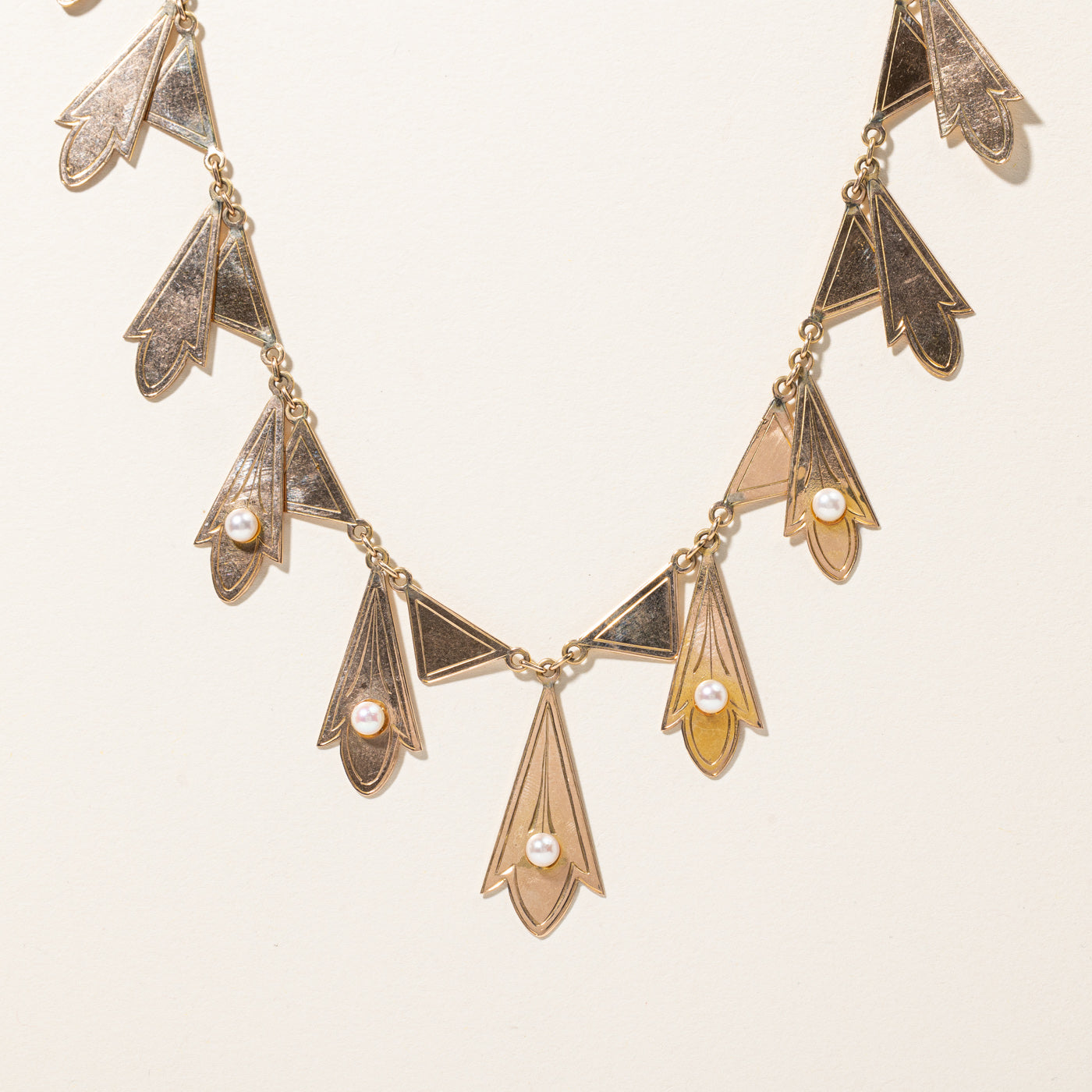 Pearl Textured Necklace | 16"|