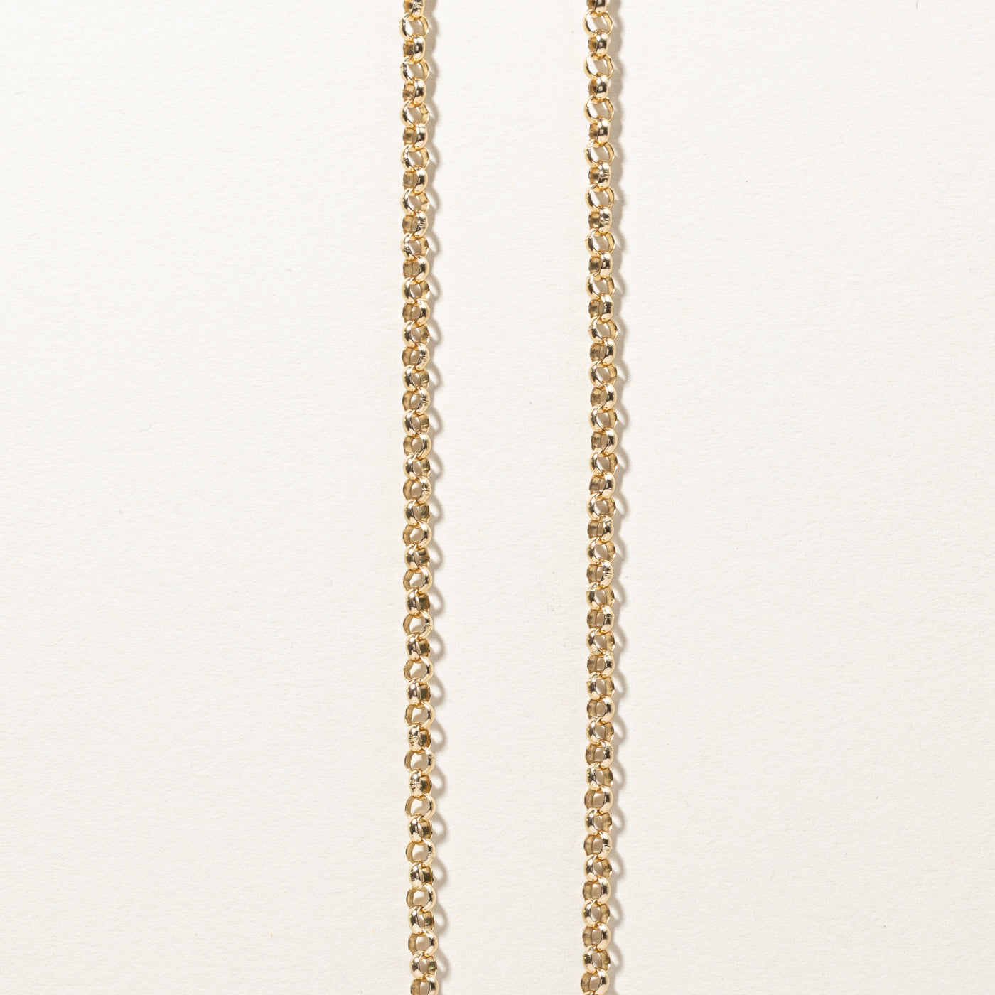 Gold Rolo Link Chain | 18"|