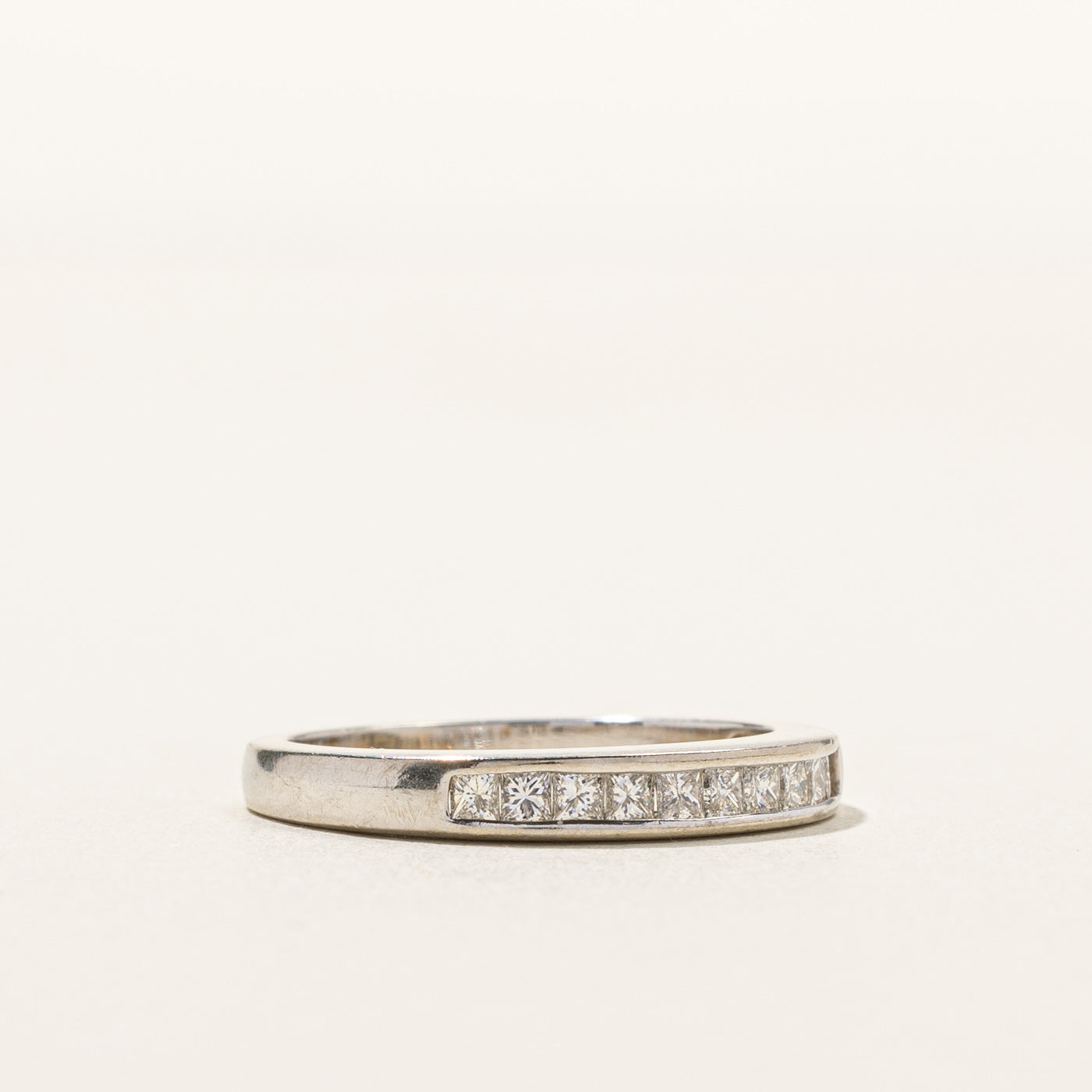 Channel Set Semi Eternity Diamond Band | 0.60ctw | SZ 5 |