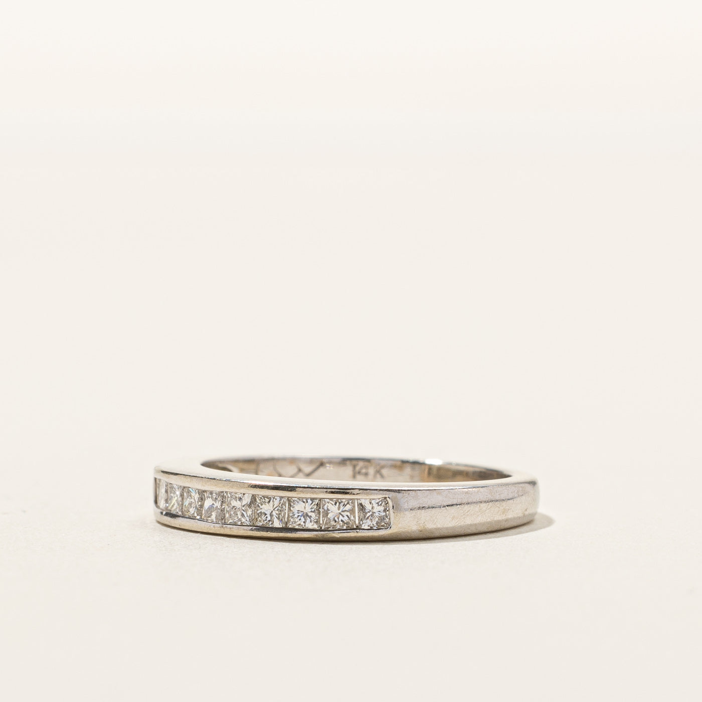 Channel Set Semi Eternity Diamond Band | 0.60ctw | SZ 5 |