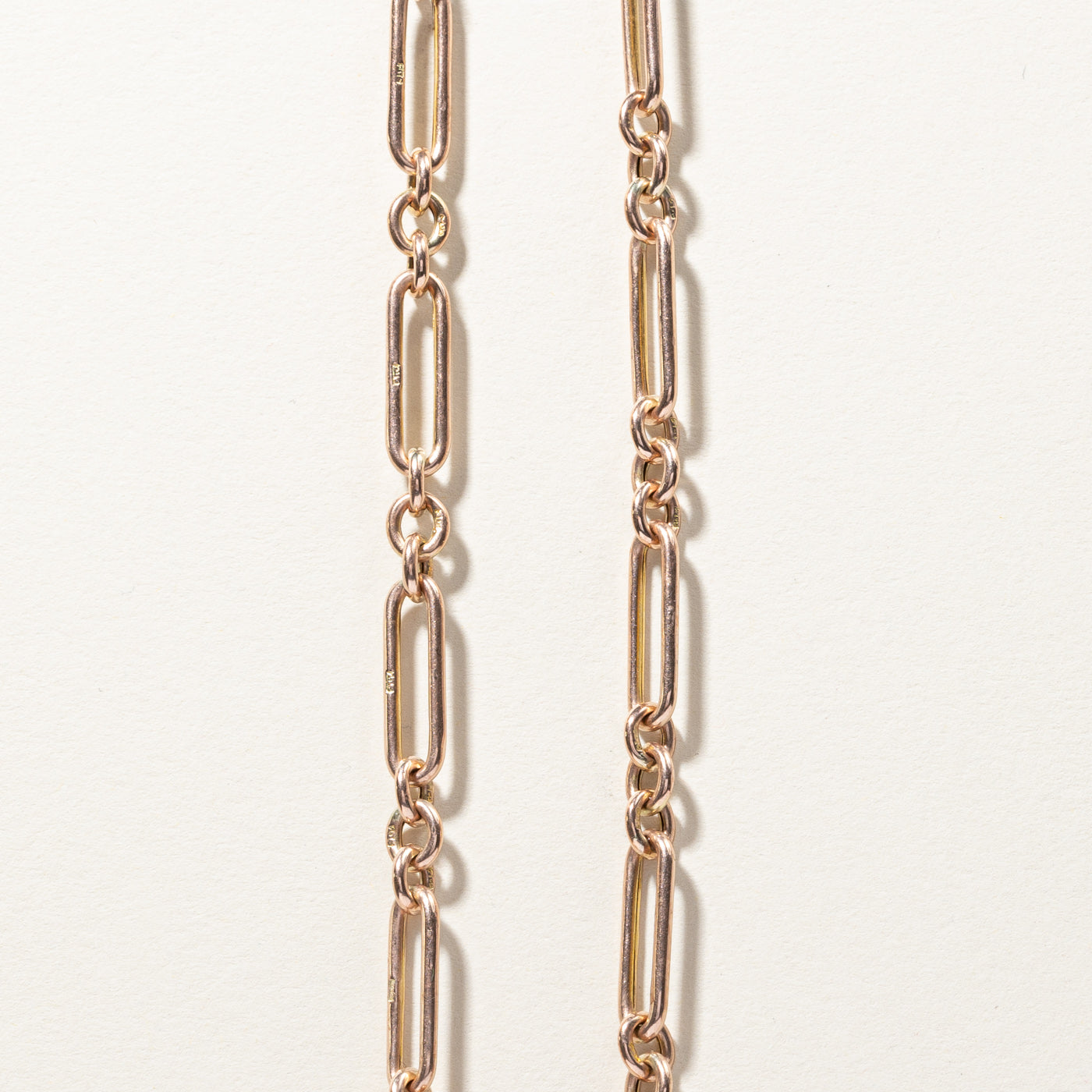 9k Yellow Gold Toggle Chain Necklace |15"|