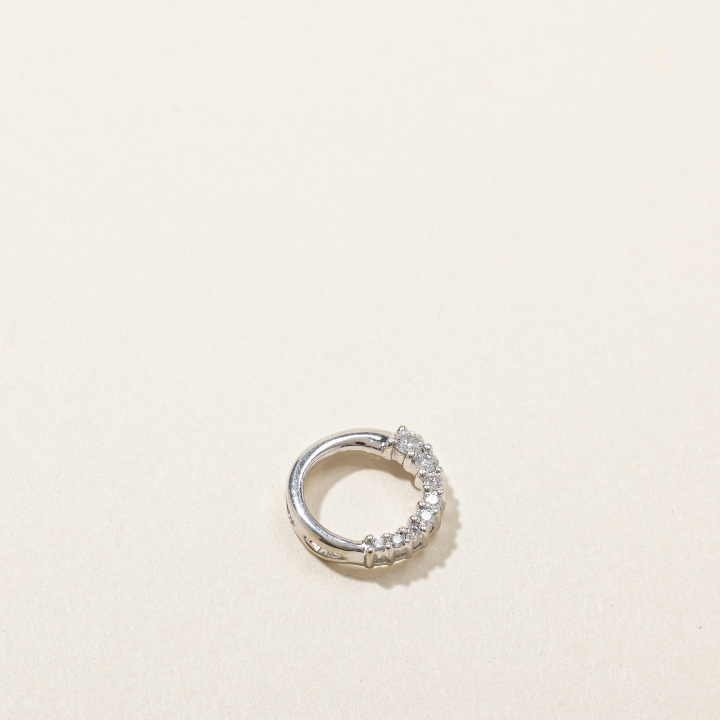 Diamond Semi Eternity Pendant | 0.11ctw |