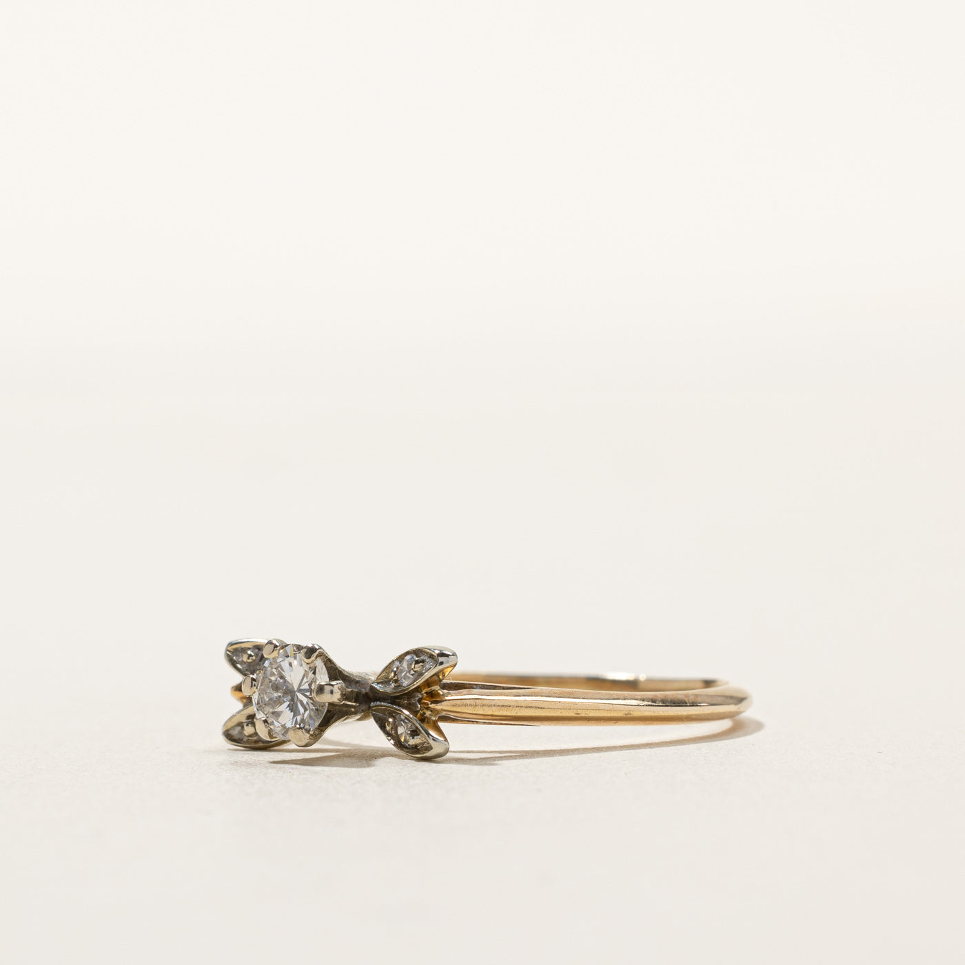 High Set Diamond Ring | 0.32ctw | SZ 9 |
