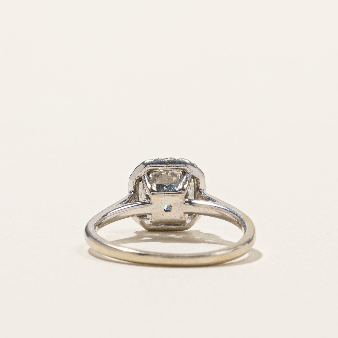 Halo Diamond Engagement Ring | 1.14ctw | SZ 4.5 |