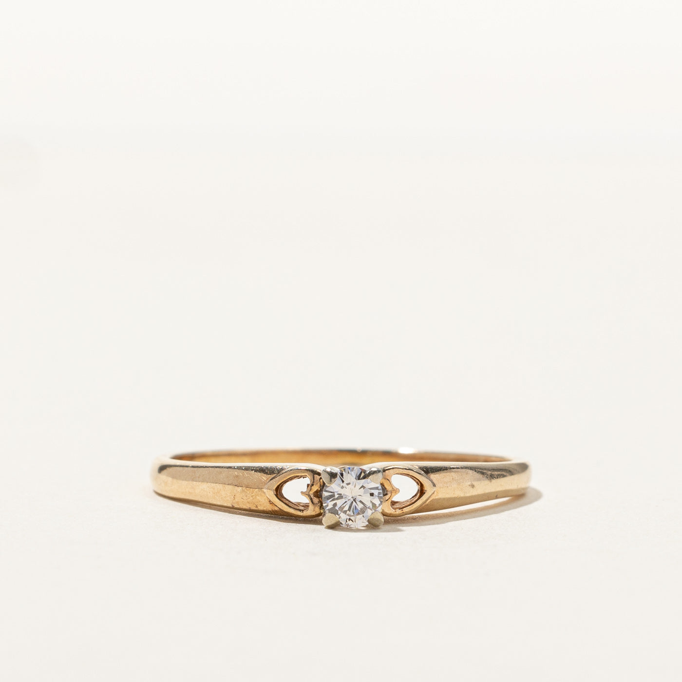 Solitaire Diamond Ring | 0.16ct | SZ 11.25 |