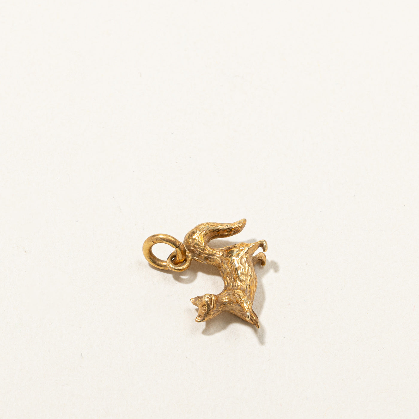 Gold Squirrel Charm