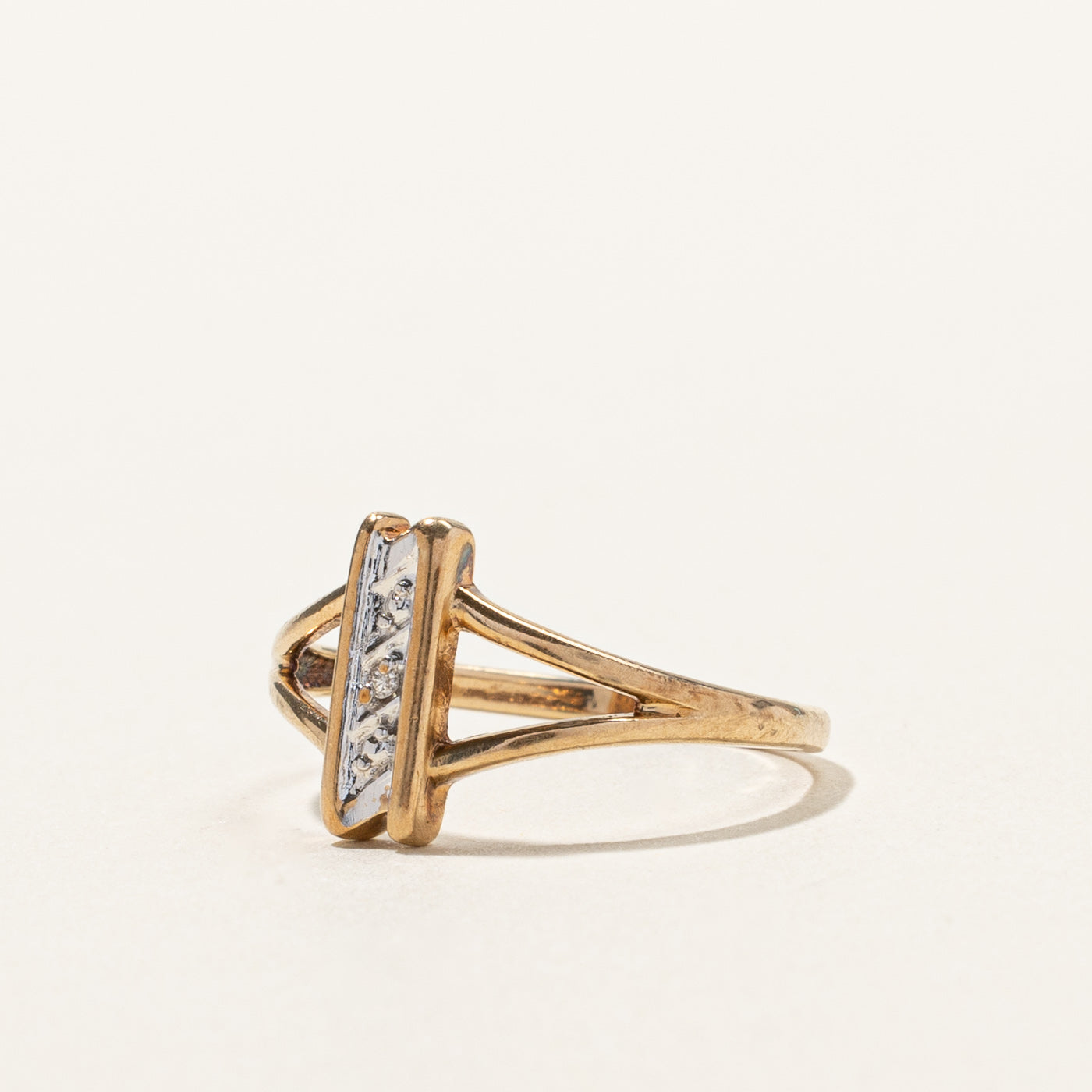 Open Shank Diamond Ring | 0.005ctw | SZ 6 |