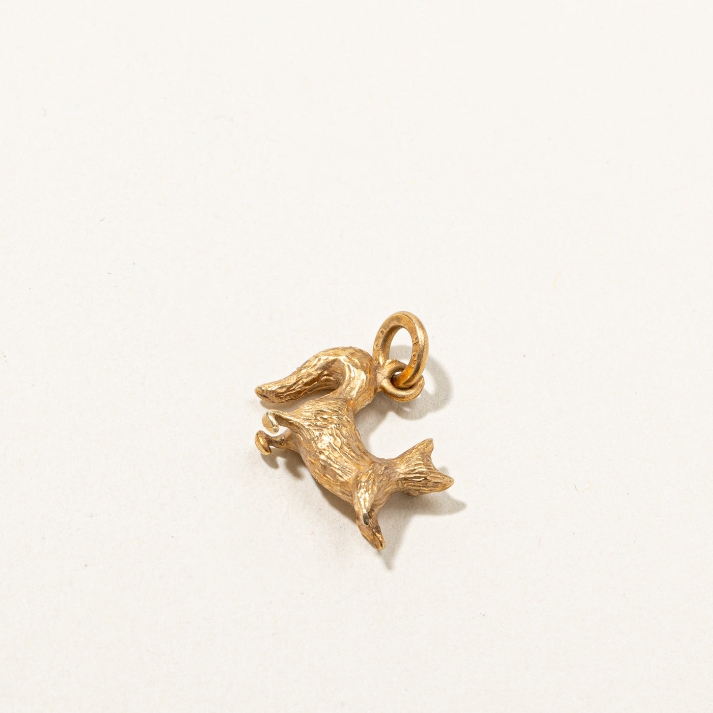 Gold Squirrel Charm