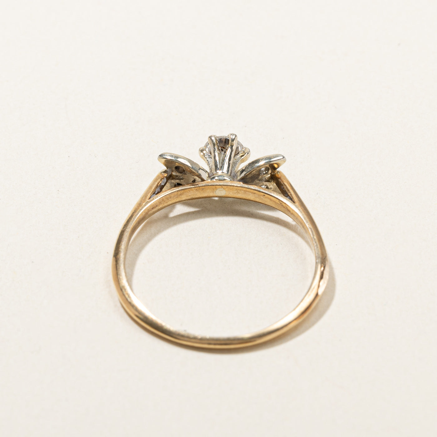 High Set Diamond Ring | 0.32ctw | SZ 9 |