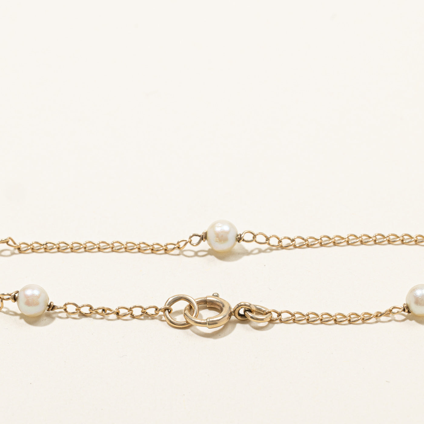 Pearl Chain Bracelet | 8"|