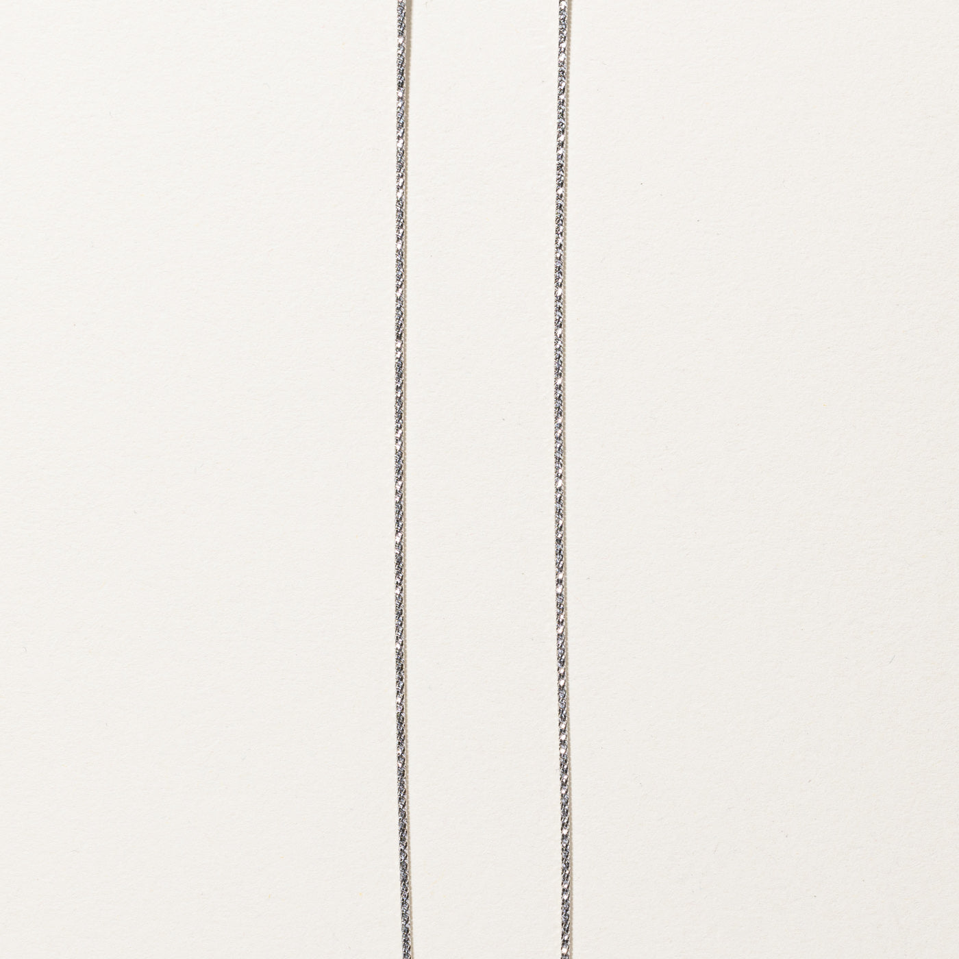White Gold Chain | 18"|