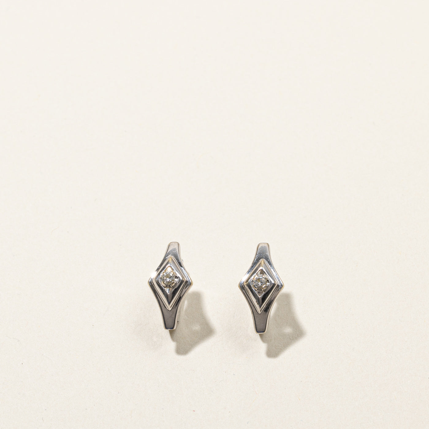Diamond Huggie Earrings | 0.06ctw |