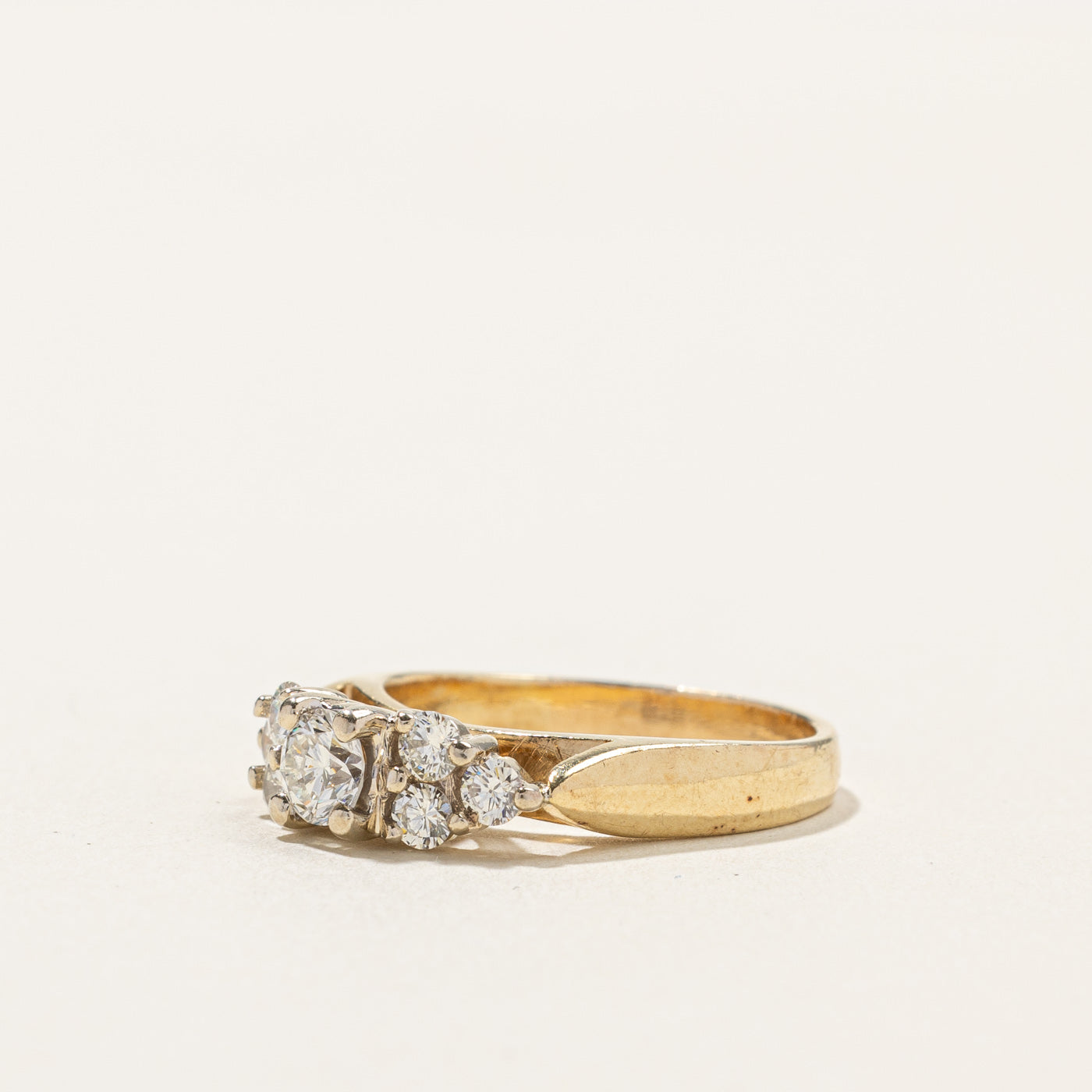 High Set Diamond Ring | 0.59ctw | SZ 5.75 |