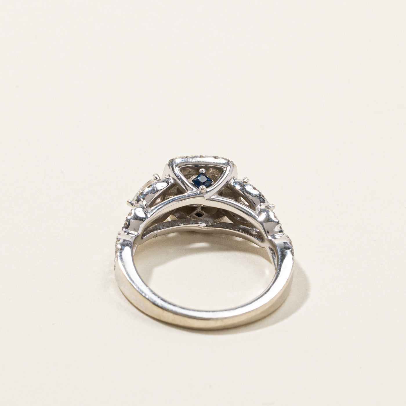 Halo Diamond Engagement Ring | 1.88ctw | SZ 6.5 |