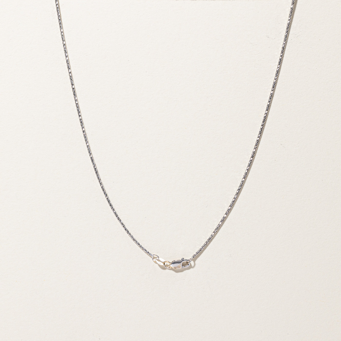 White Gold Chain | 18"|