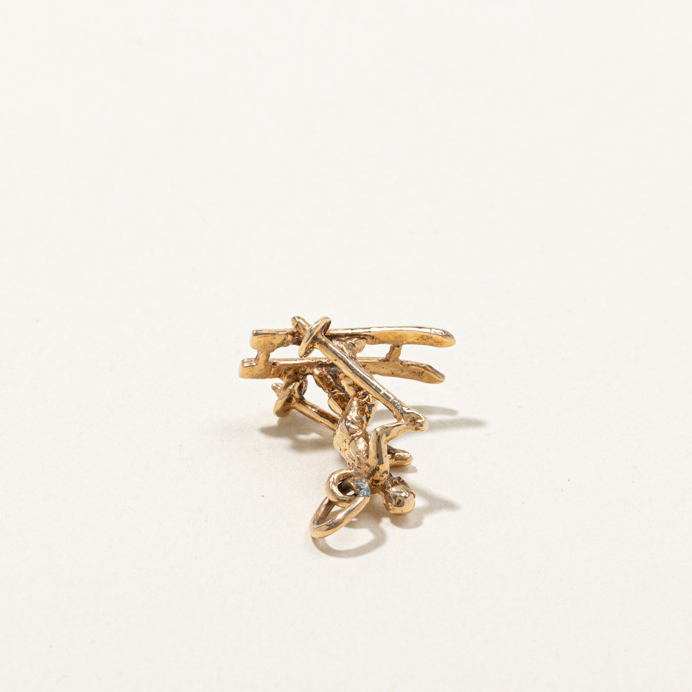 Skiing Man Charm