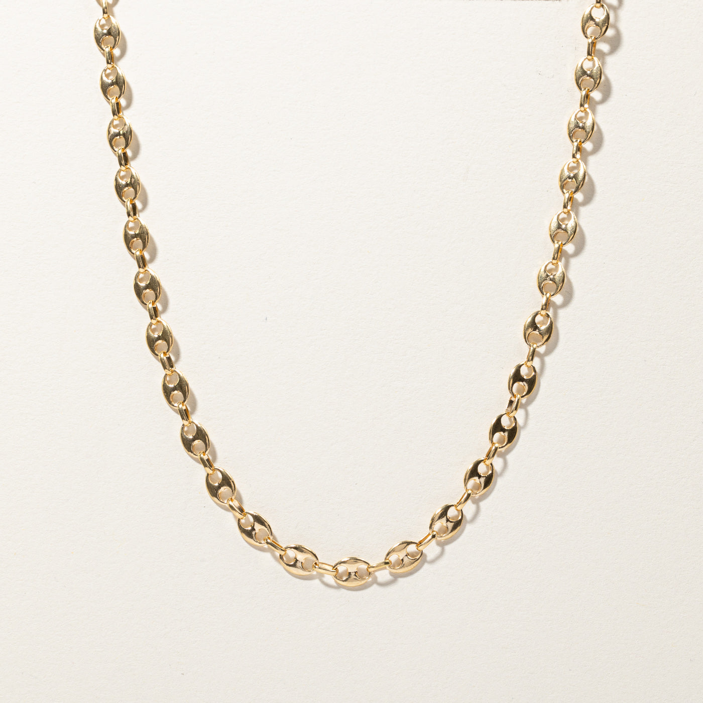 Gold Anchor Chain | 23"|