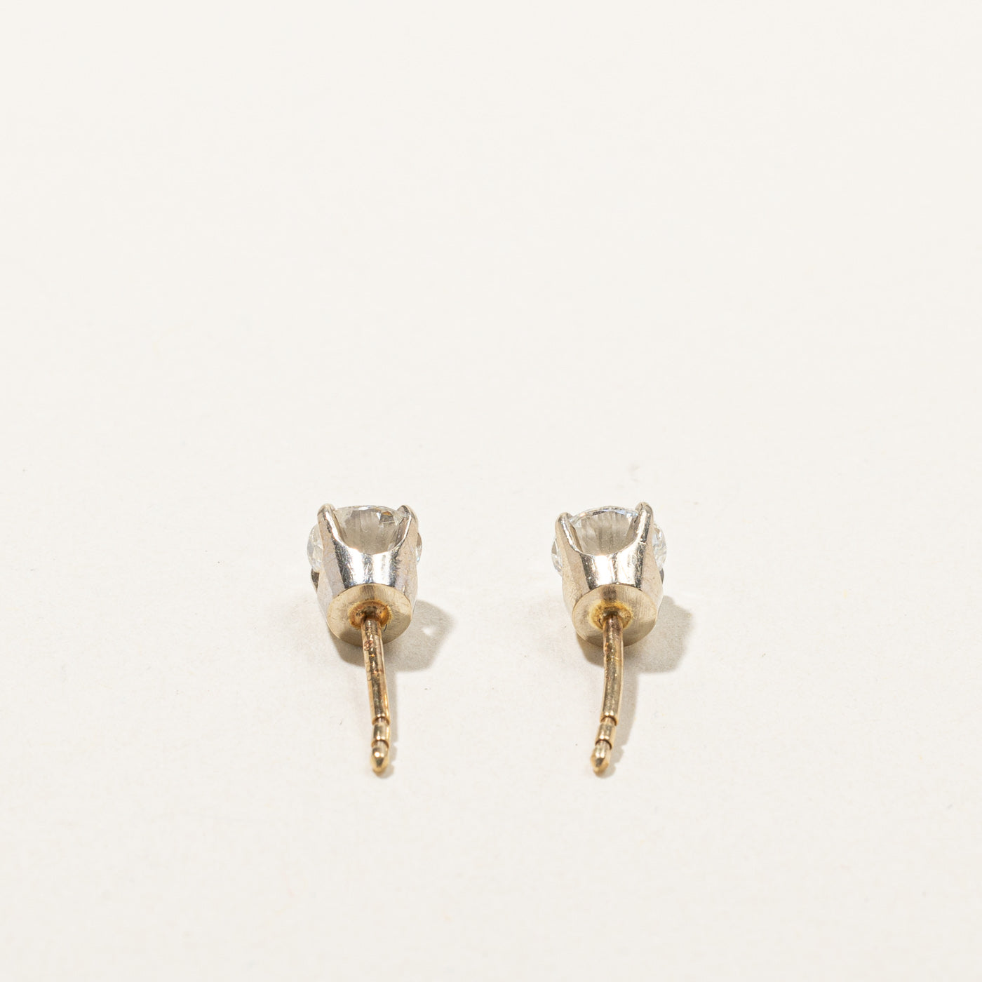 Boucles d'oreilles puces en diamant | 0,96 ct |