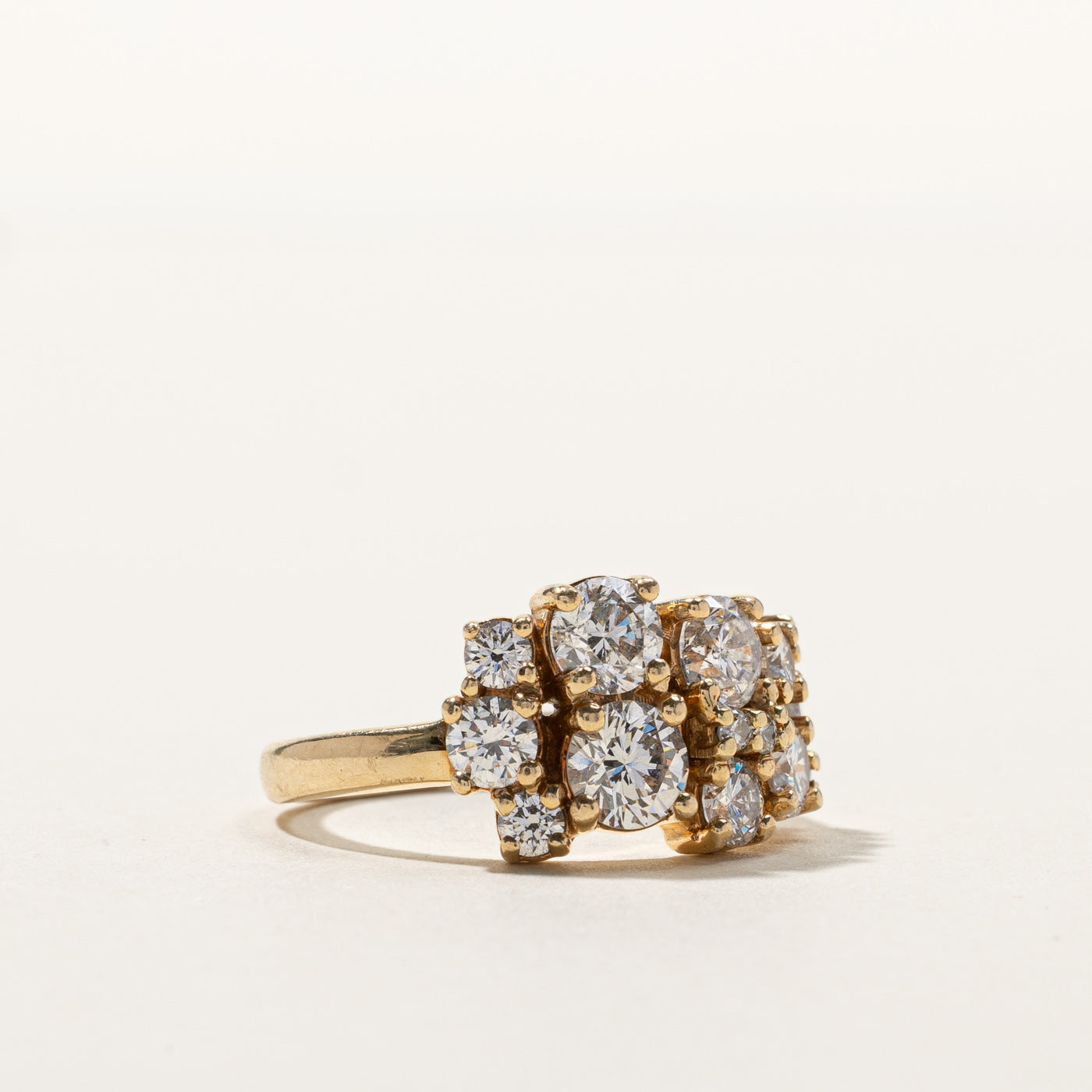 Cluster Set Diamond Ring | 1.98ctw | SZ 7.25 |