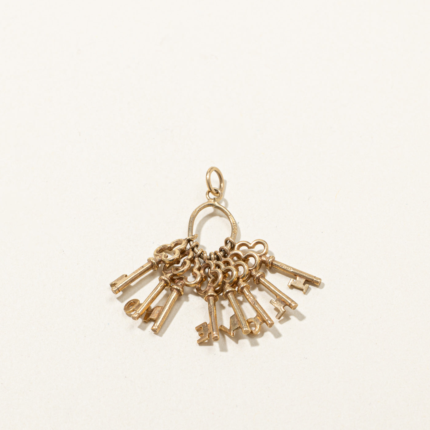 Gold Keys Charm