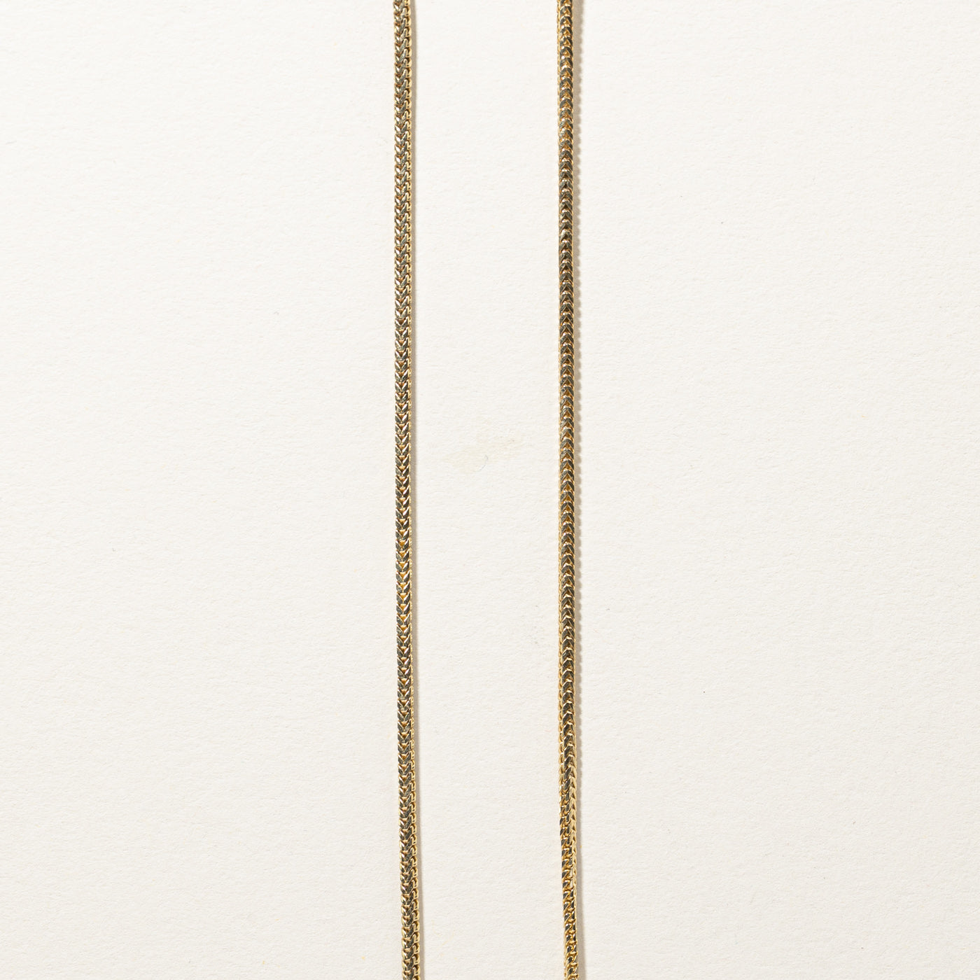 Yellow Gold Wheat Chain | 22"|