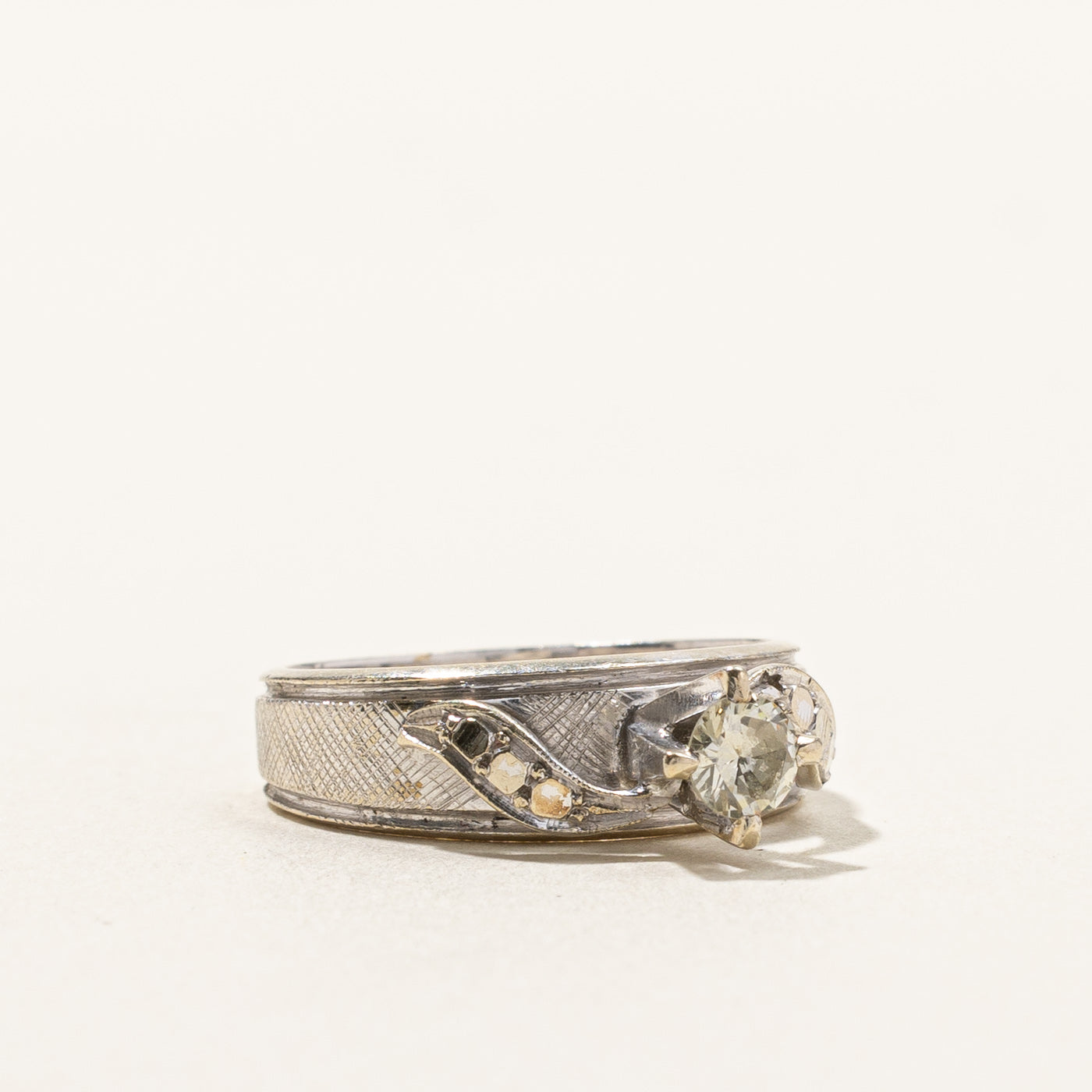 High Set Diamond Ring | 0.23ct | SZ 5.25 |