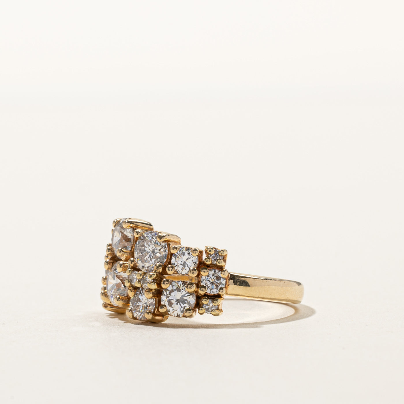 Cluster Set Diamond Ring | 1.98ctw | SZ 7.25 |