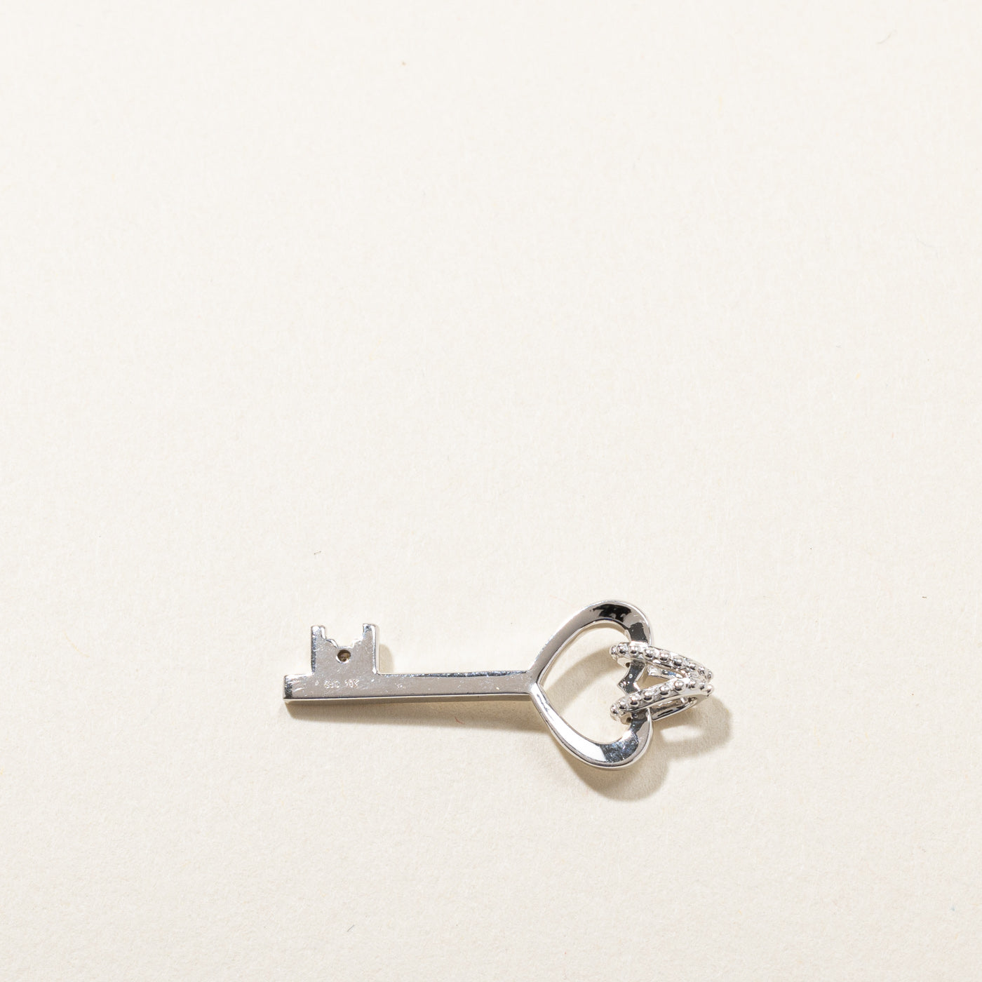 Diamond Key Pendant | 0.005ct |