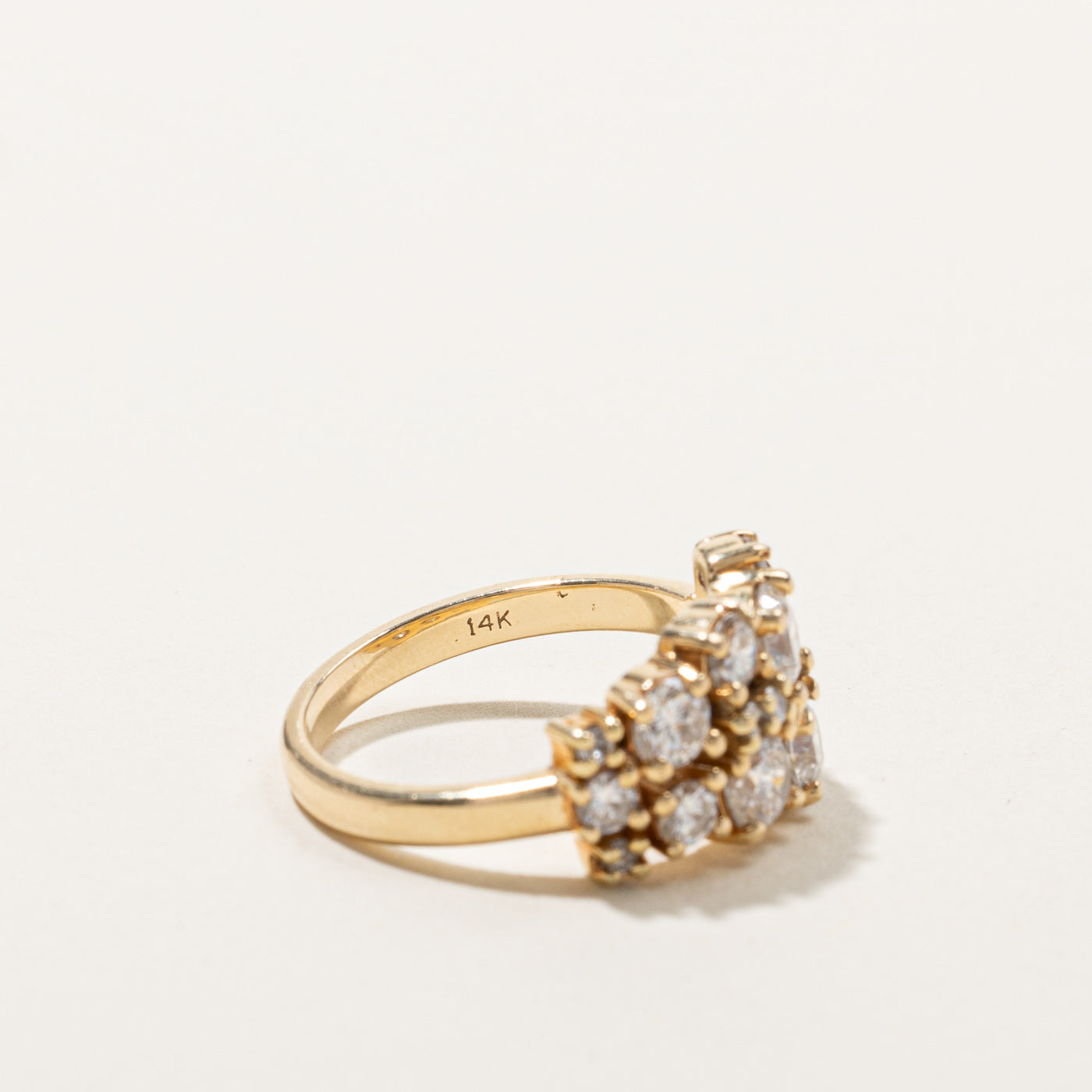 Cluster Set Diamond Ring | 1.98ctw | SZ 7.25 |