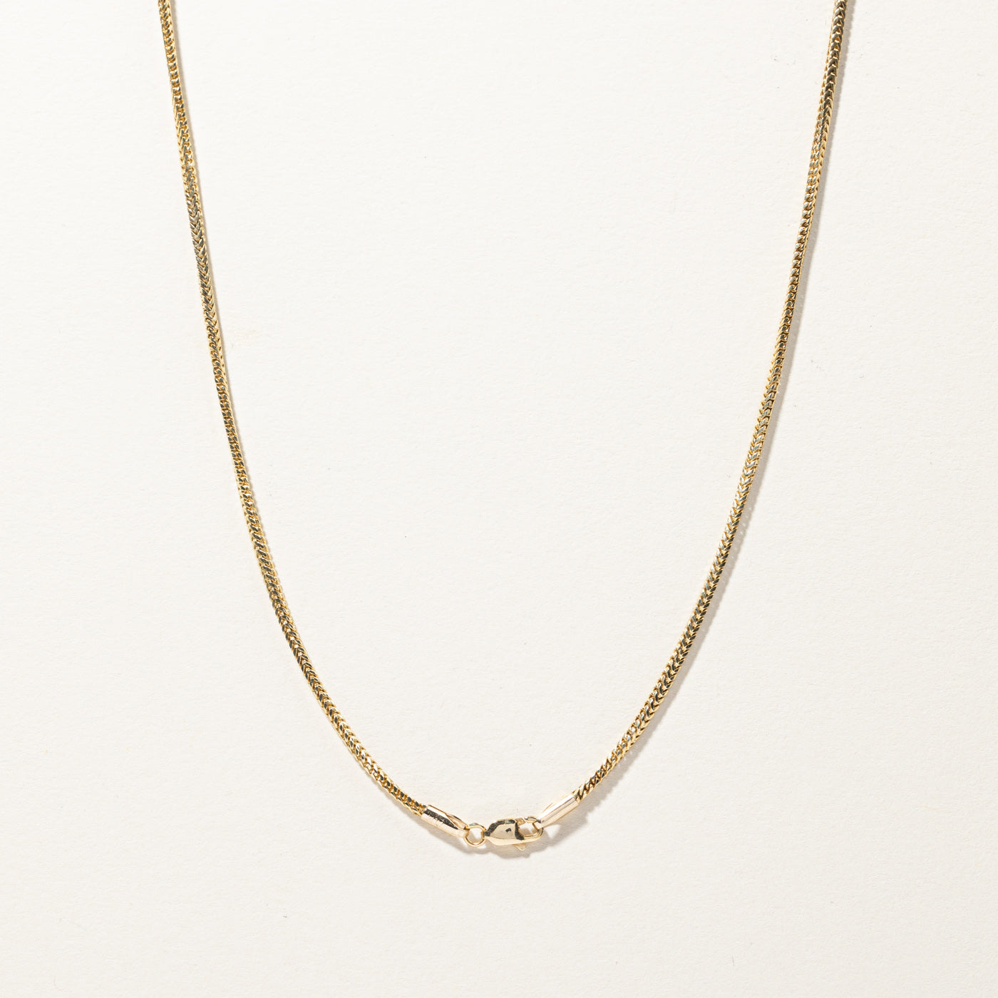 Yellow Gold Wheat Chain | 22"|