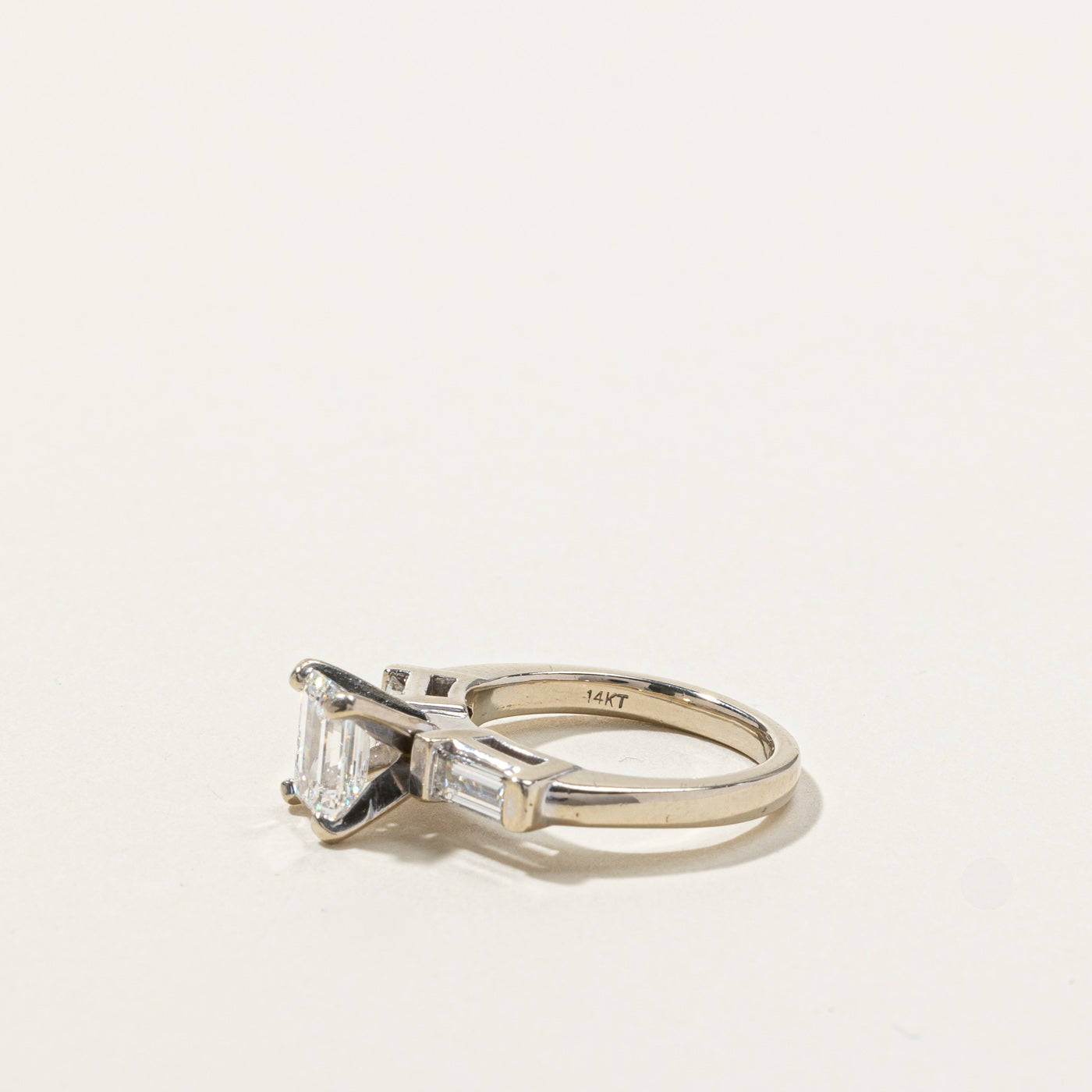 Three Stone Diamond Ring | 1.41ctw | SZ 3.75 |