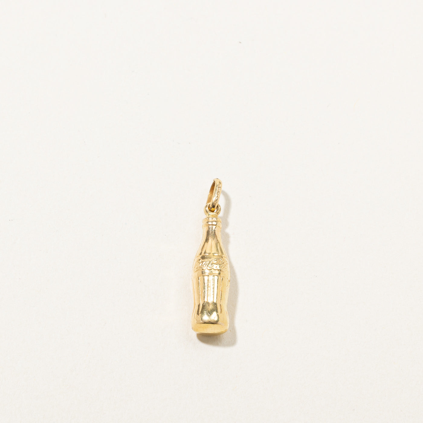 Gold Coca Cola Bottle Charm