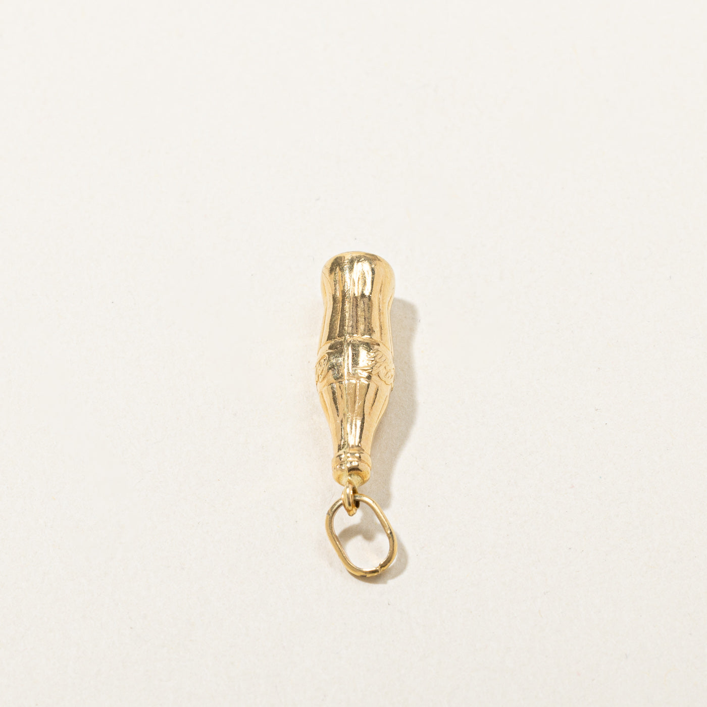 Gold Coca Cola Bottle Charm