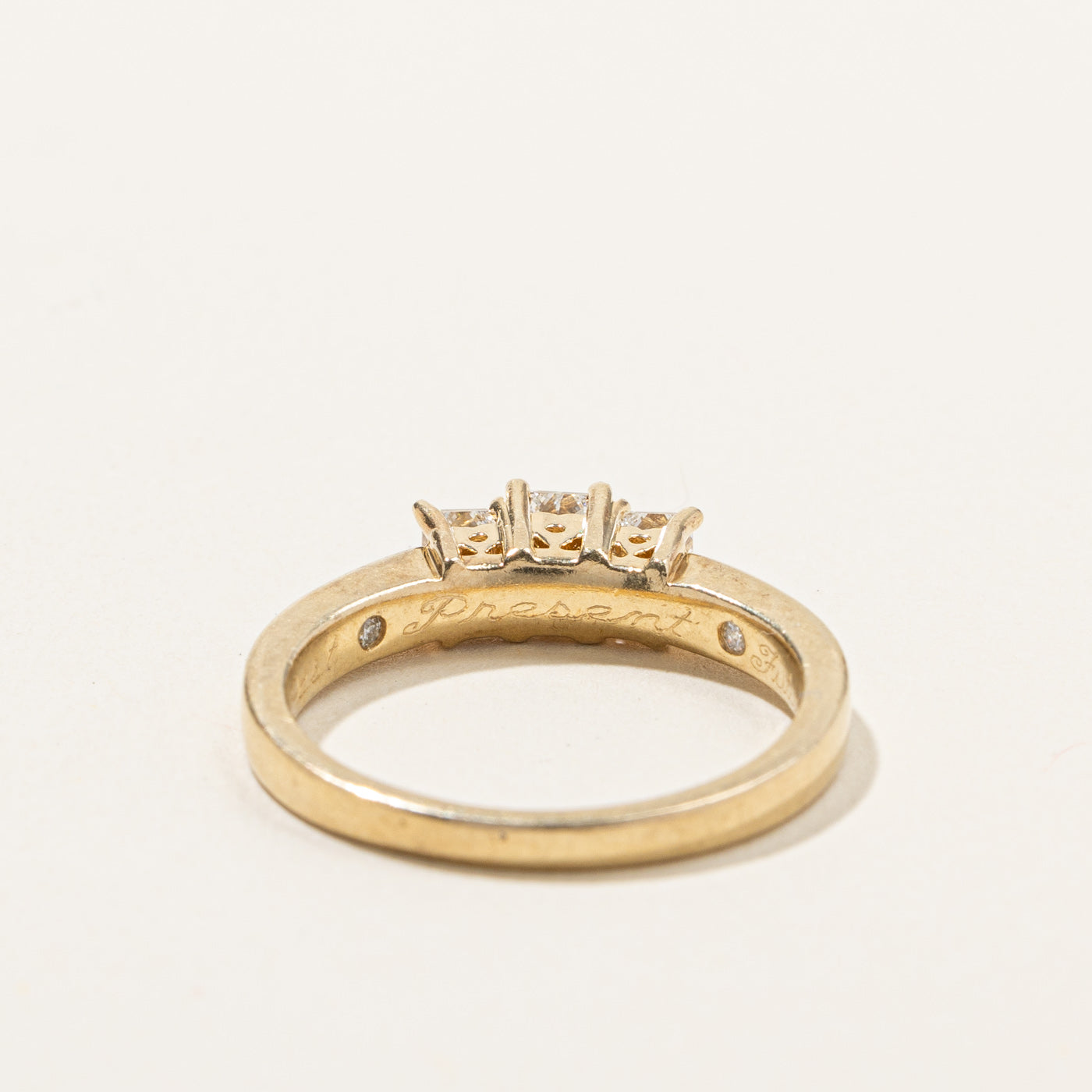 Three Stone Diamond Ring | 0.63ctw | SZ 7 |