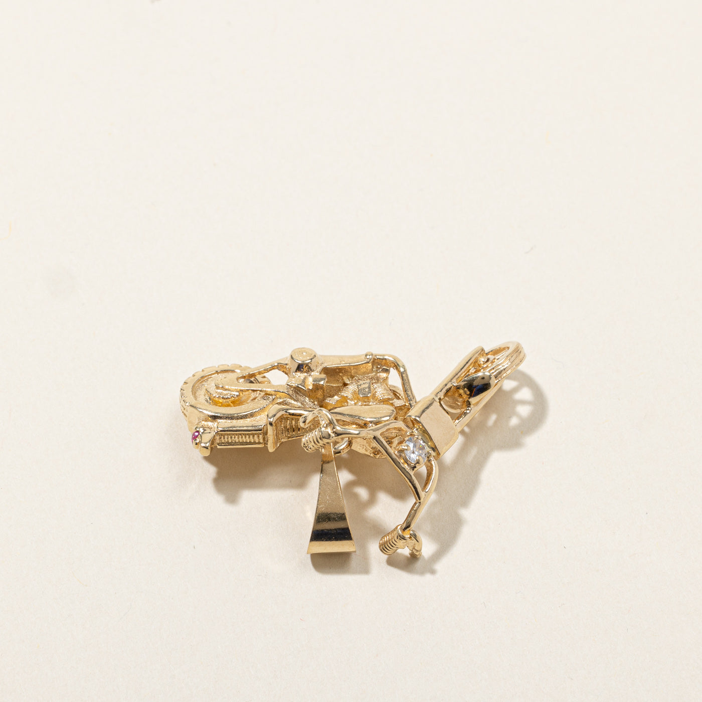 Diamond Motorbike Pendant | 0.08ct |