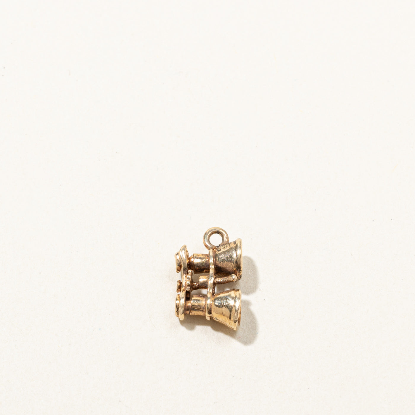 Gold Binoculars Charm