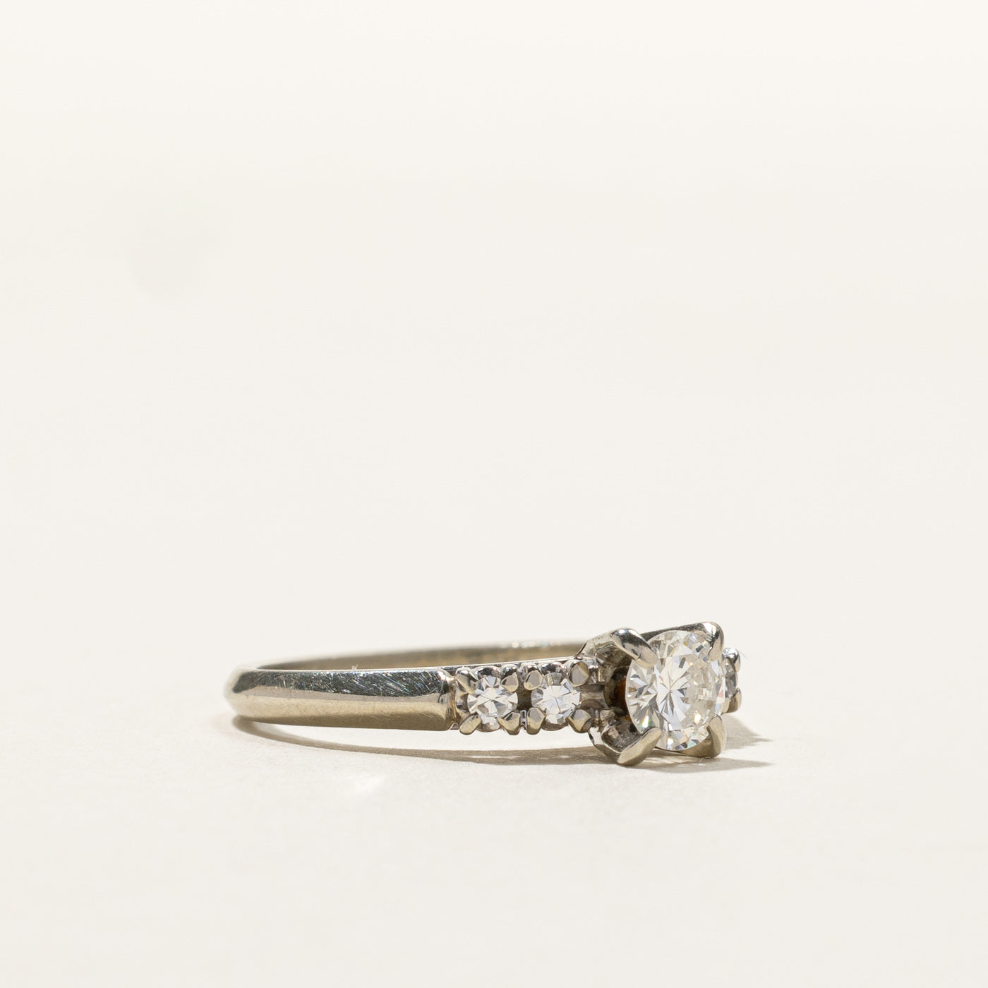 High Set Diamond Engagement Ring | 0.45ctw | SZ 6 |