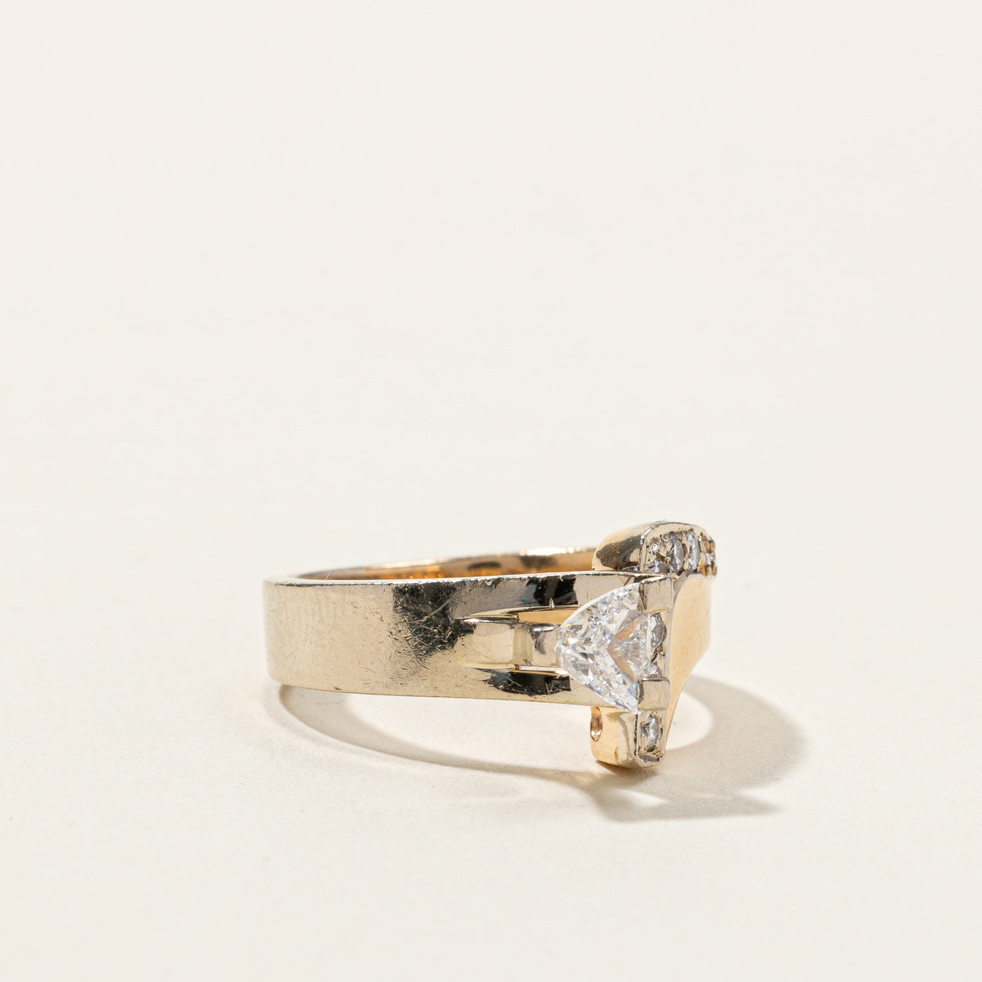 Offset Diamond Ring | 0.46ctw | SZ 5.75 |