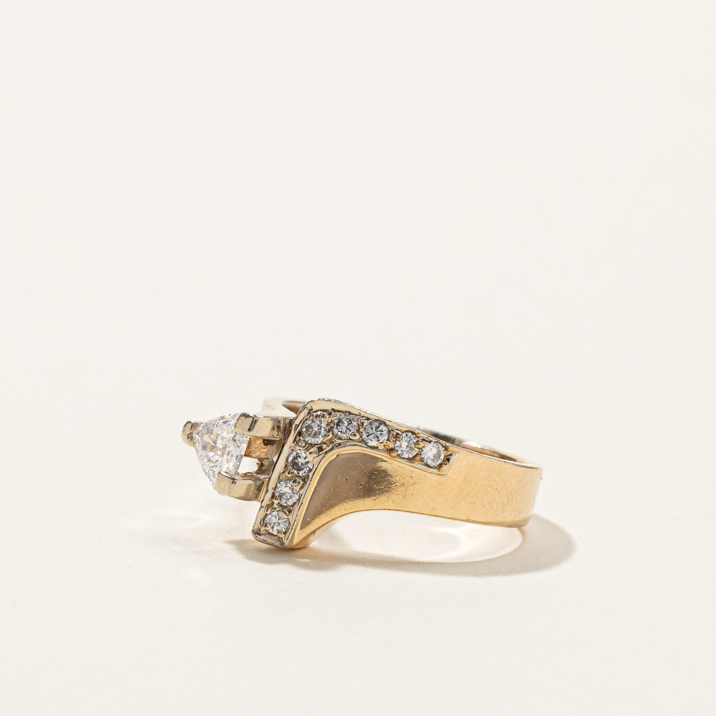 Offset Diamond Ring | 0.46ctw | SZ 5.75 |