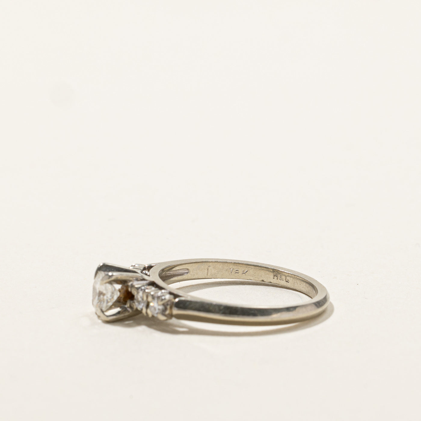 High Set Diamond Engagement Ring | 0.45ctw | SZ 6 |