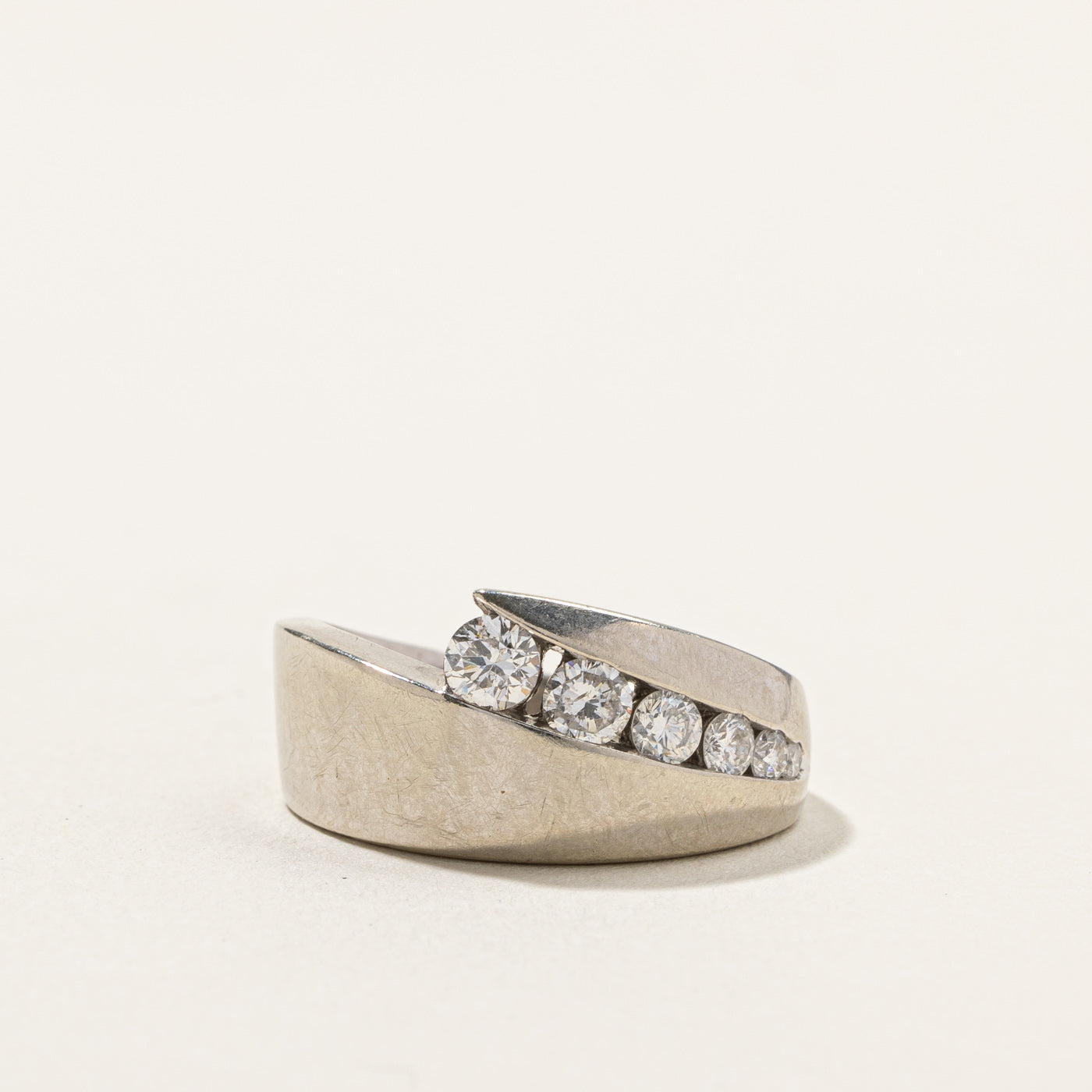 Tension Set Diamond Ring | 0.47ctw | SZ 5.5 |